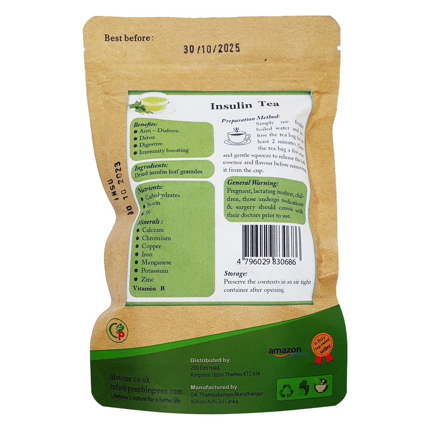 Lifetone İnsülin Çayı (40g)