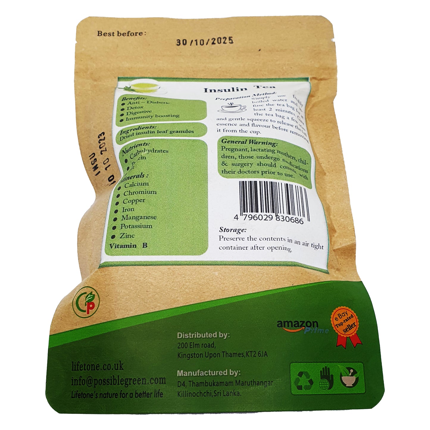 Lifetone İnsülin Çayı (40g)