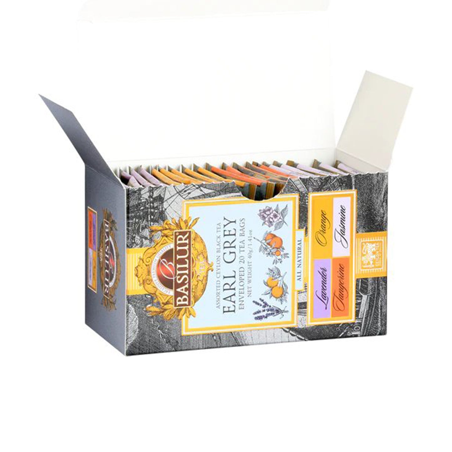 Basilur Earl Grey Koleksiyonu (40g) 20 Poşet Çay
