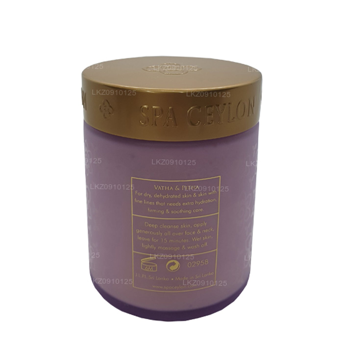 Spa Seylan Cilt Uyku Demirhindi Tohum Dolgunlaştırıcı Krem Maske (200g)