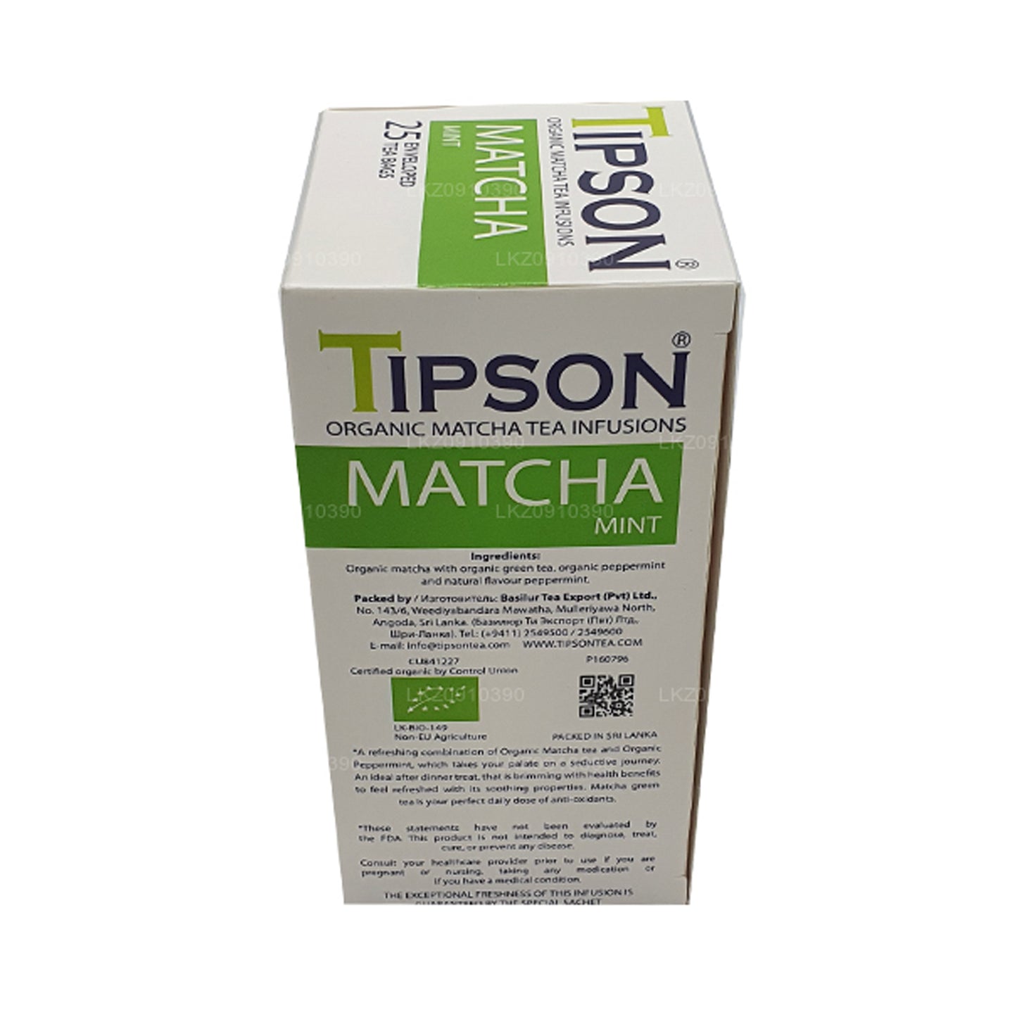 Tipson Çay Organik Matcha ve Nane (37.5g)