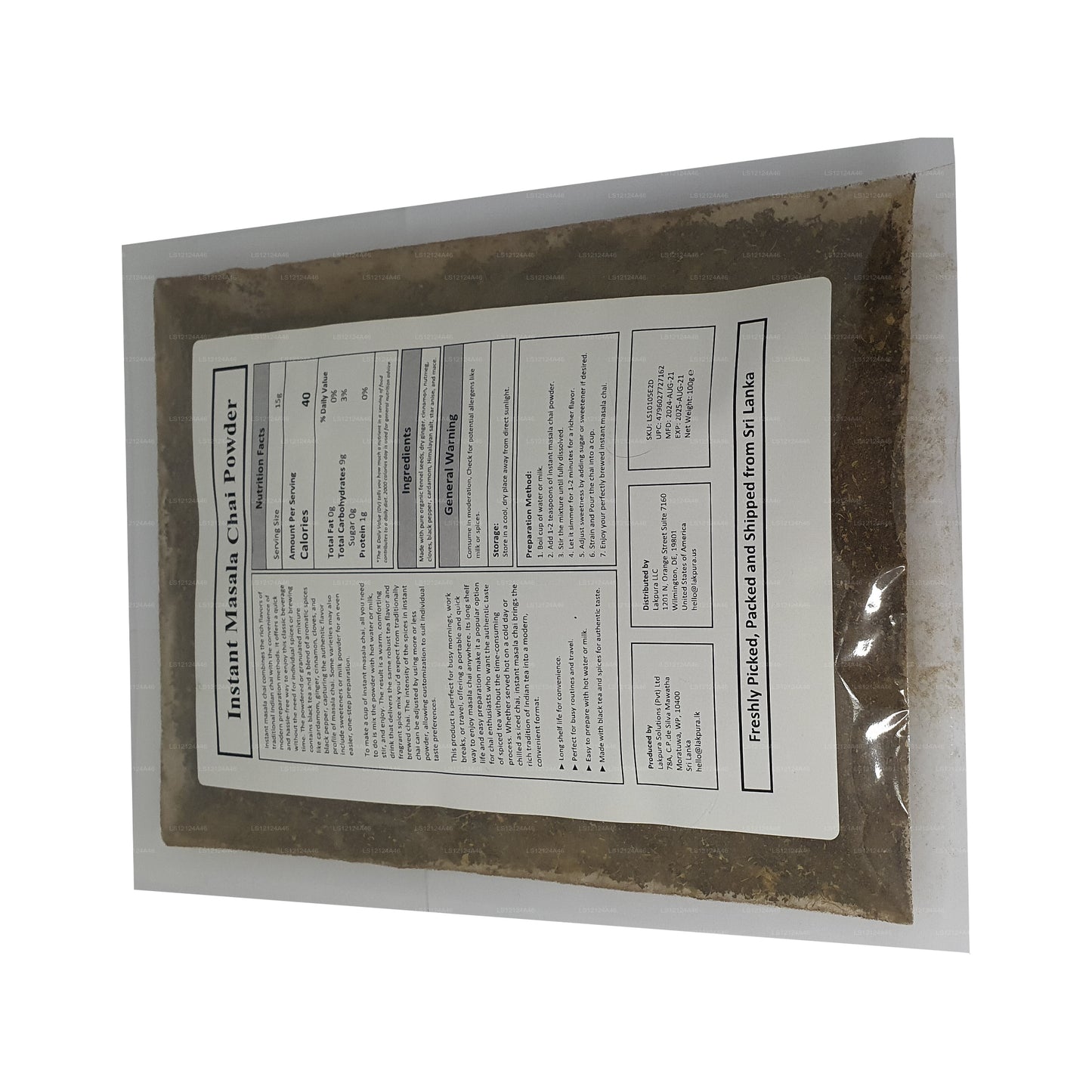 Lakpura Chai Masala Tozu (100g)