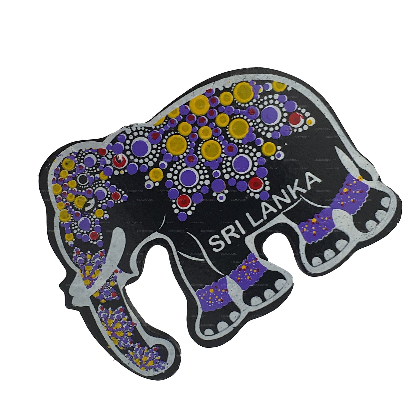 Sri Lanka Geleneksel Kandy Fil Buzdolabı Mıknatısı