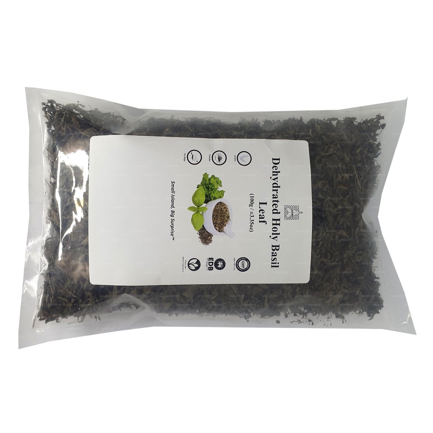 Lakpura Kurutulmuş Kutsal Fesleğen Tulsi Yaprakları