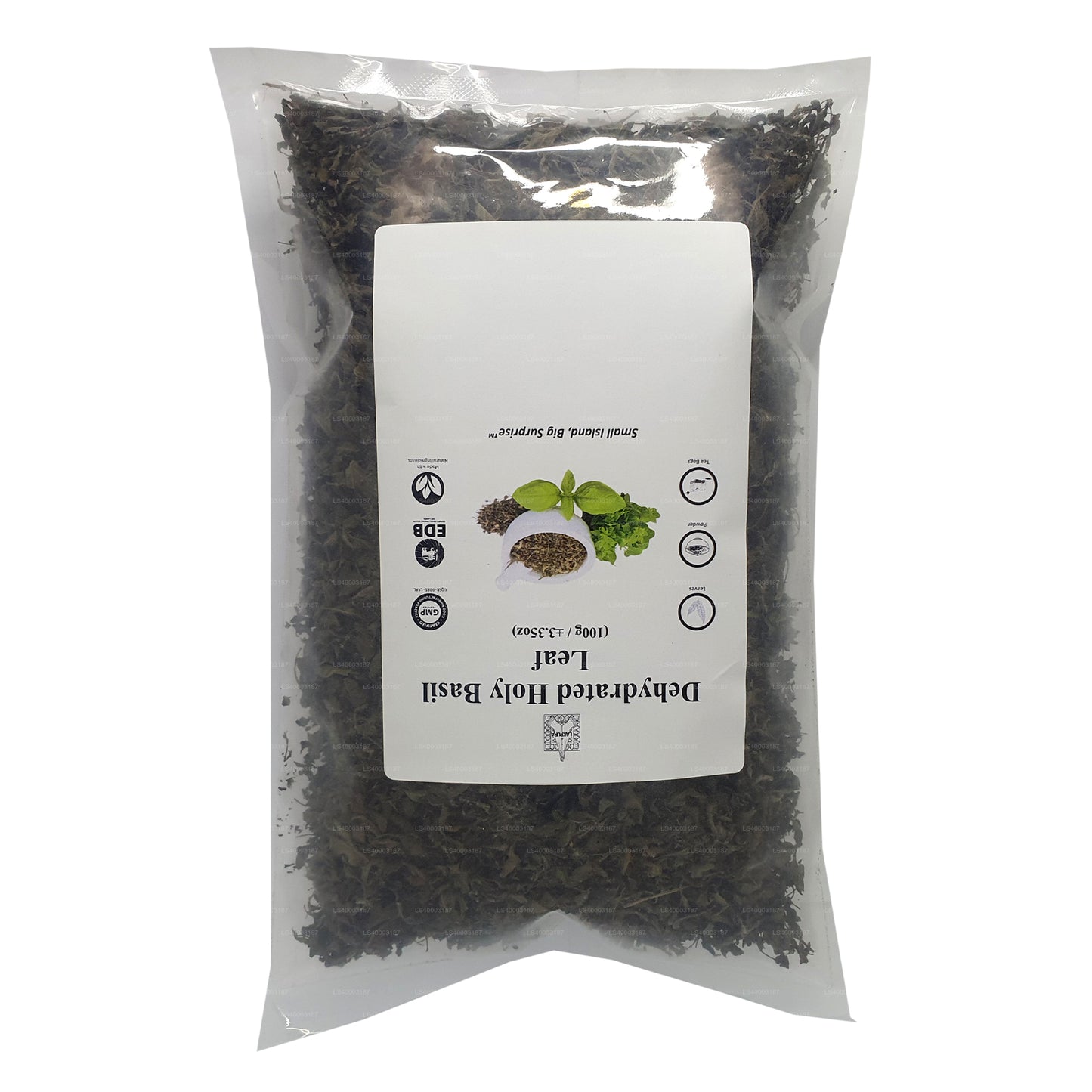 Lakpura Kurutulmuş Kutsal Fesleğen Tulsi Yaprakları
