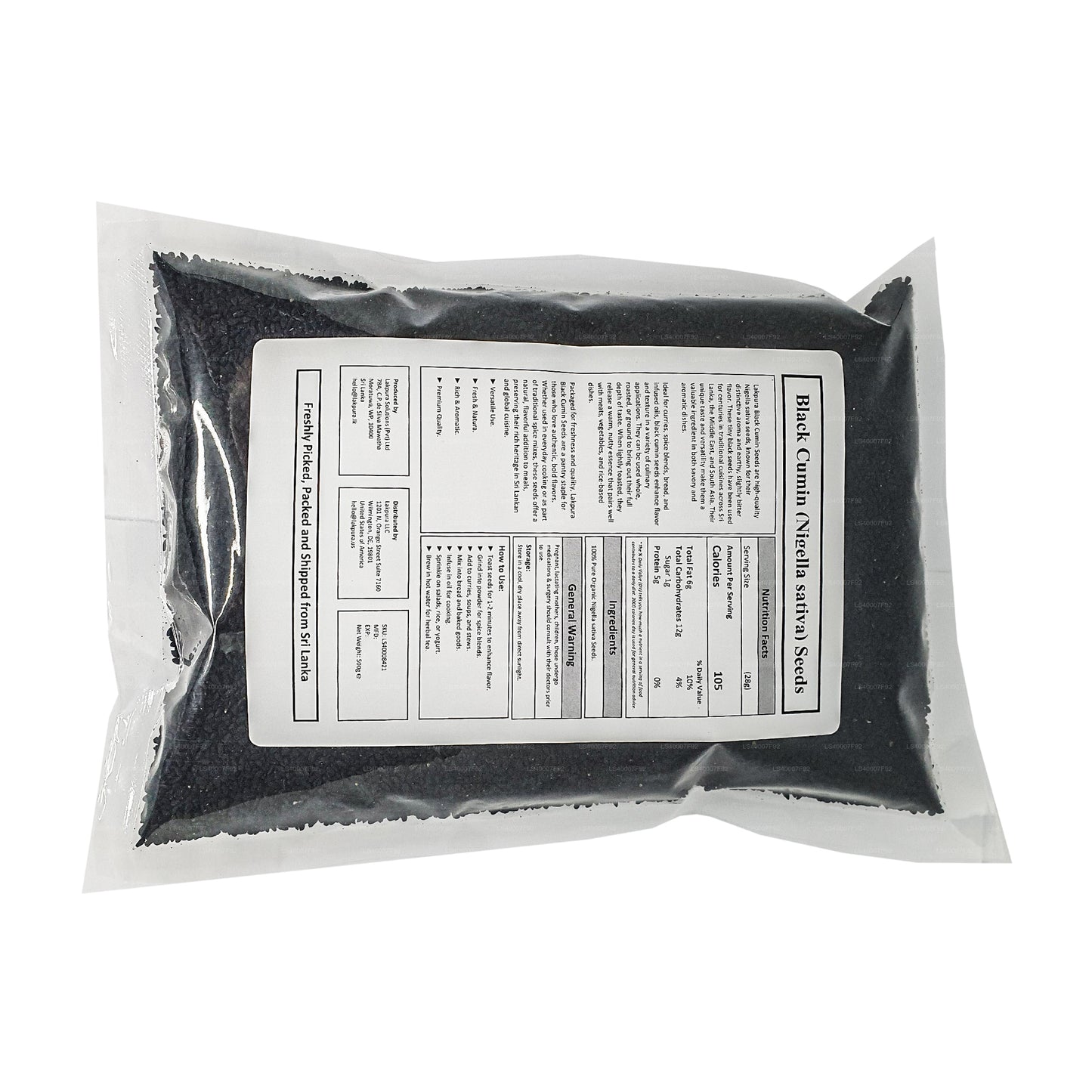 Lakpura Siyah Kimyon Tohumu (100g)
