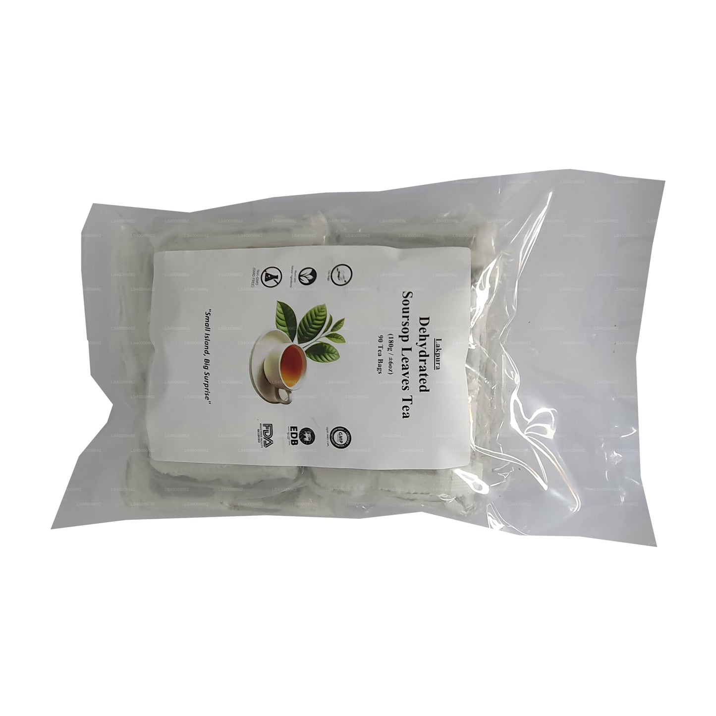 Lakpura Kurutulmuş Soursop (Guanabana, Graviola, Guyabano) Çay Poşetleri