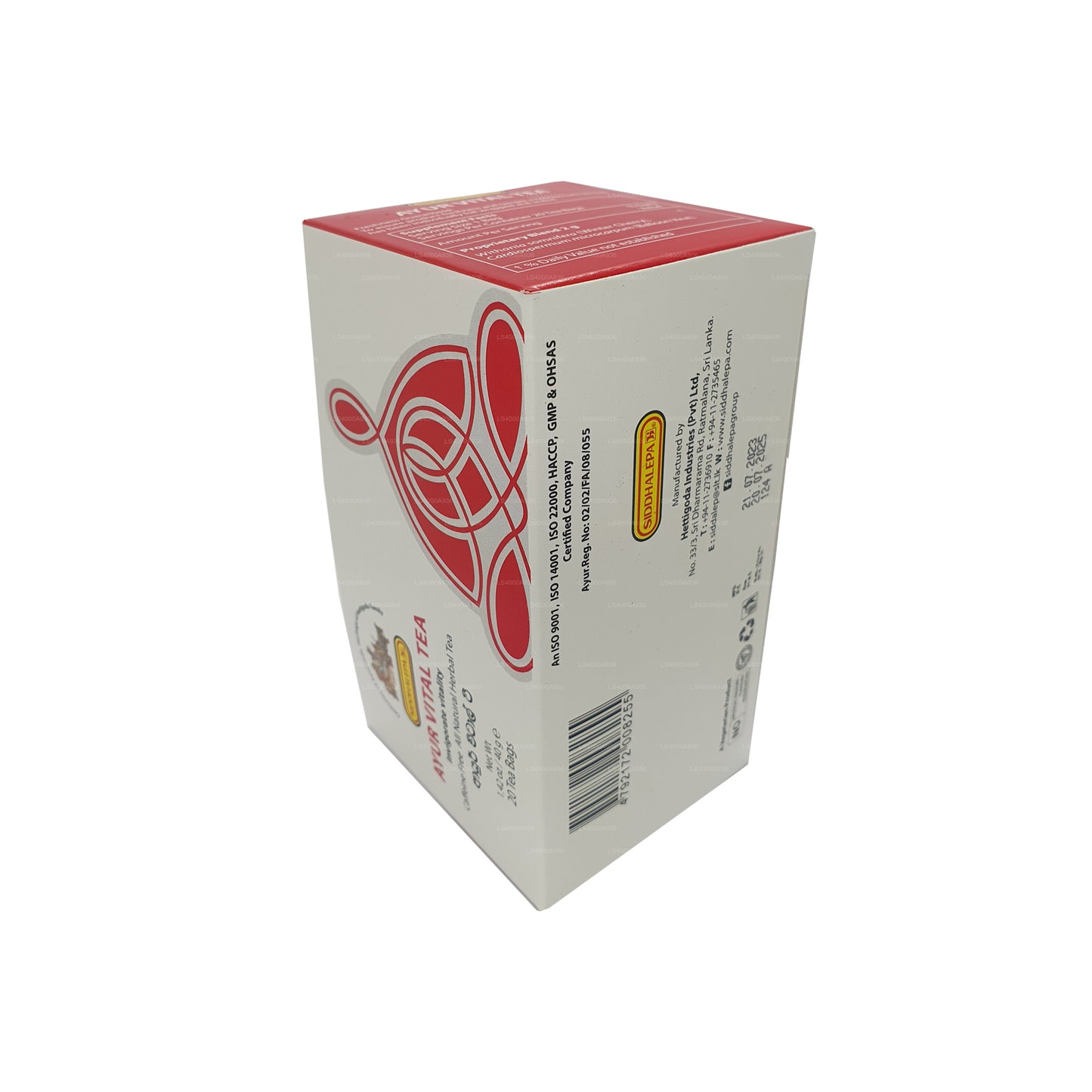 Siddhalepa Ayur Vital Çay (40g) 20 Poşet Çay