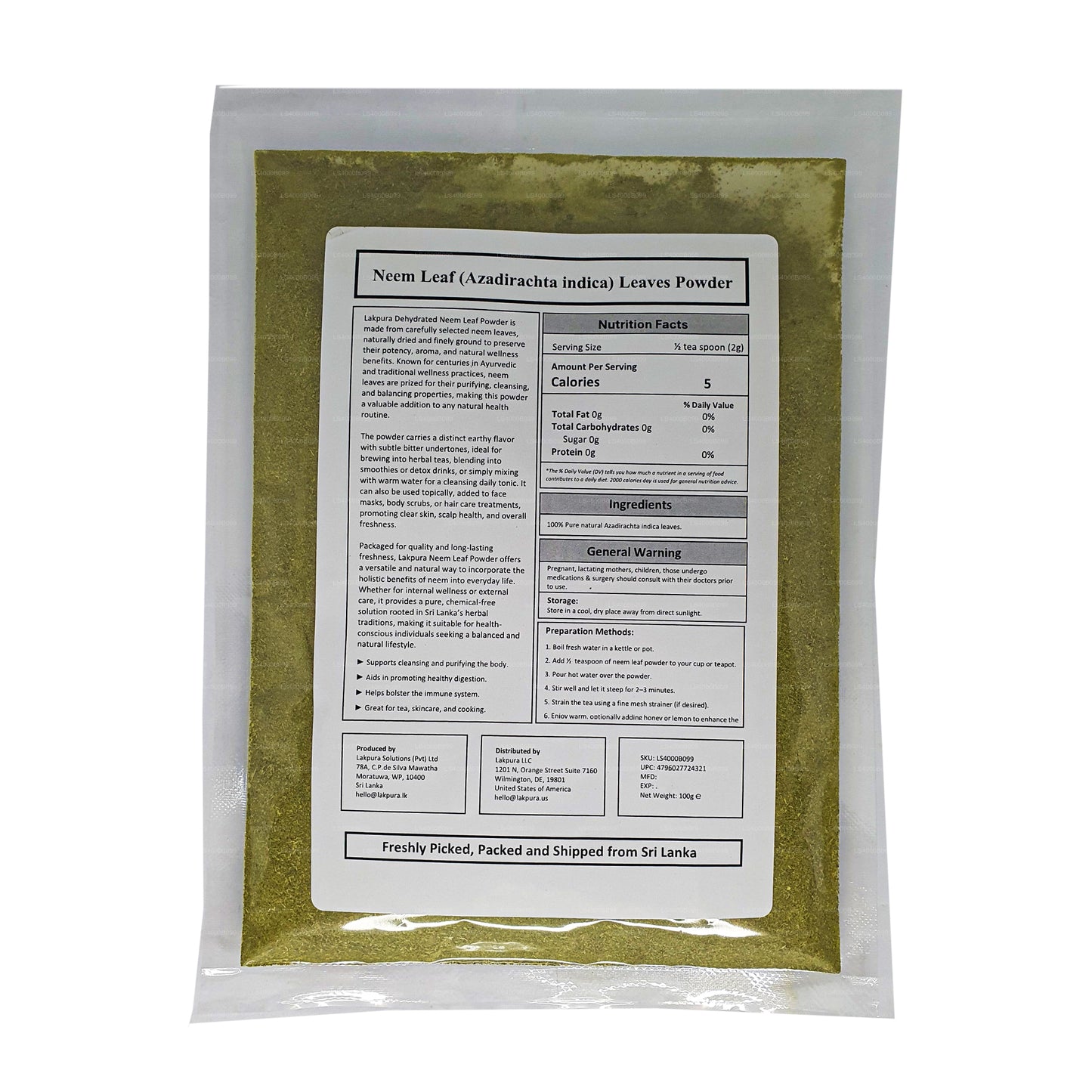 Lakpura Neem Tozu (100g)
