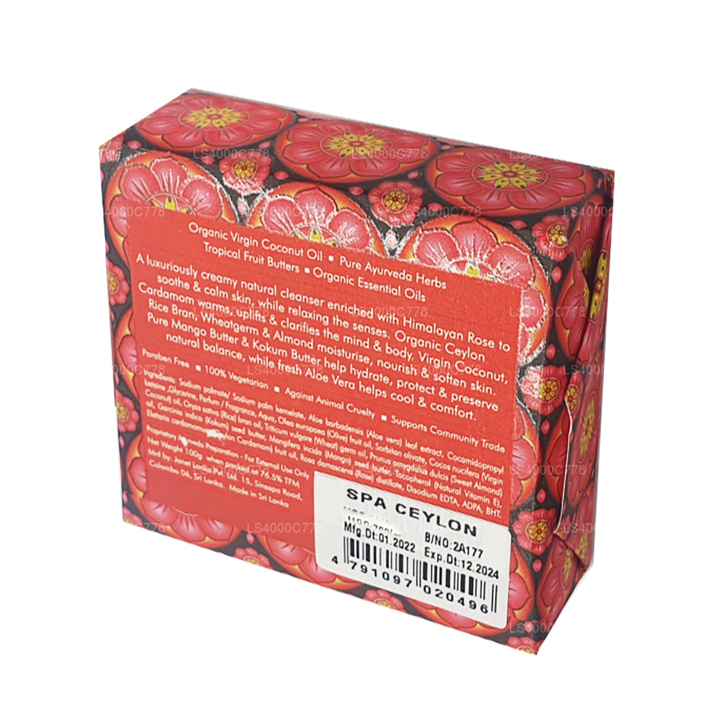 Spa Seylan Kakule Gül Lüks Sabun (100g)