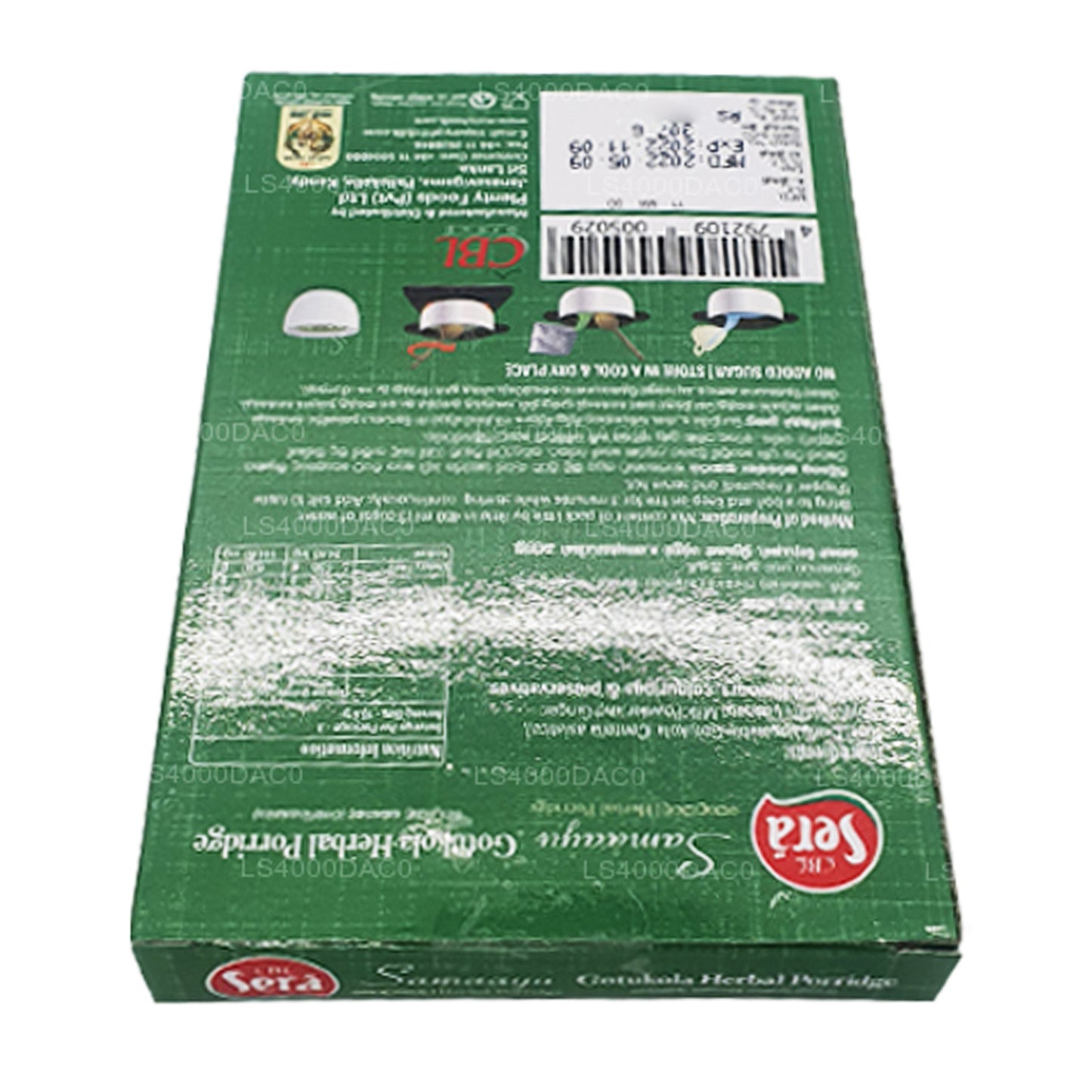 Sera Gotukola Bitkisel Yulaf lapası (50g)