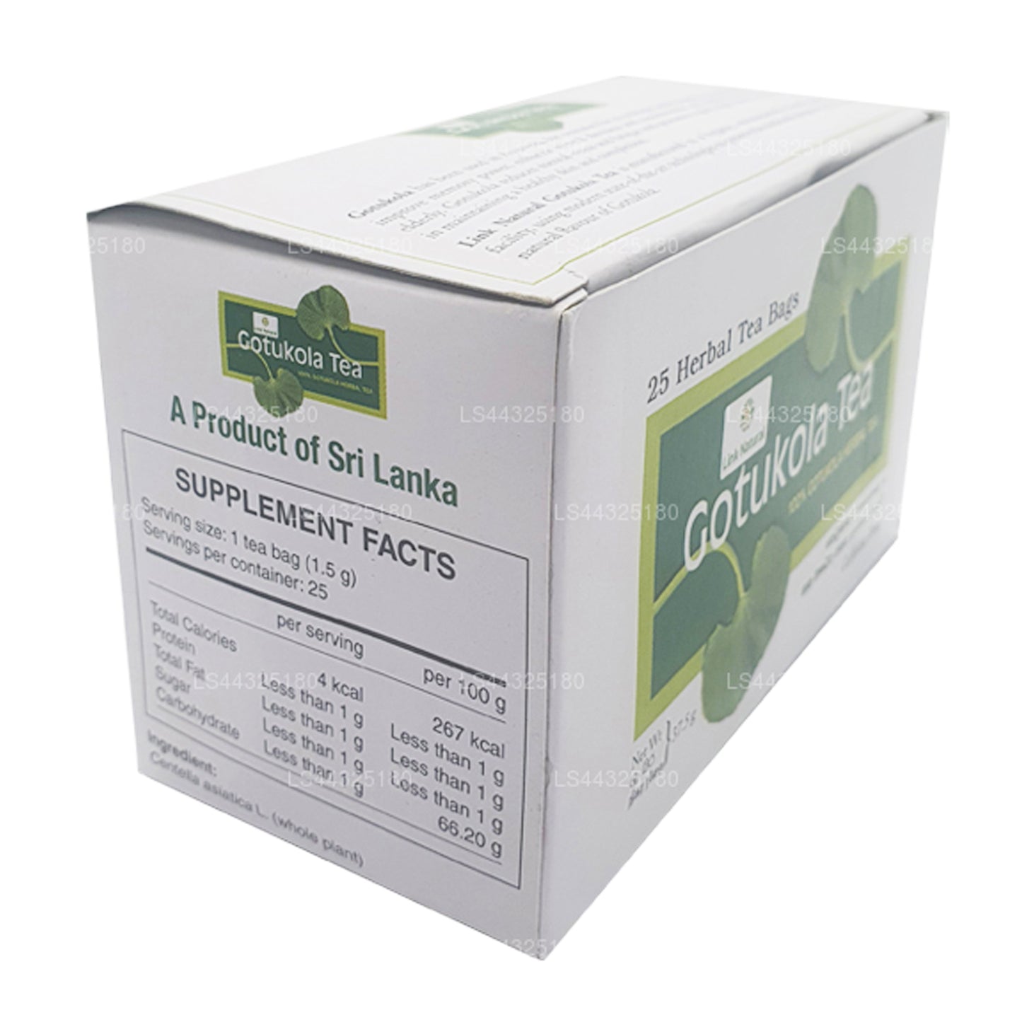 Link Gotukola Bitki Çayı (37.5g) (25 Çay Poşeti)