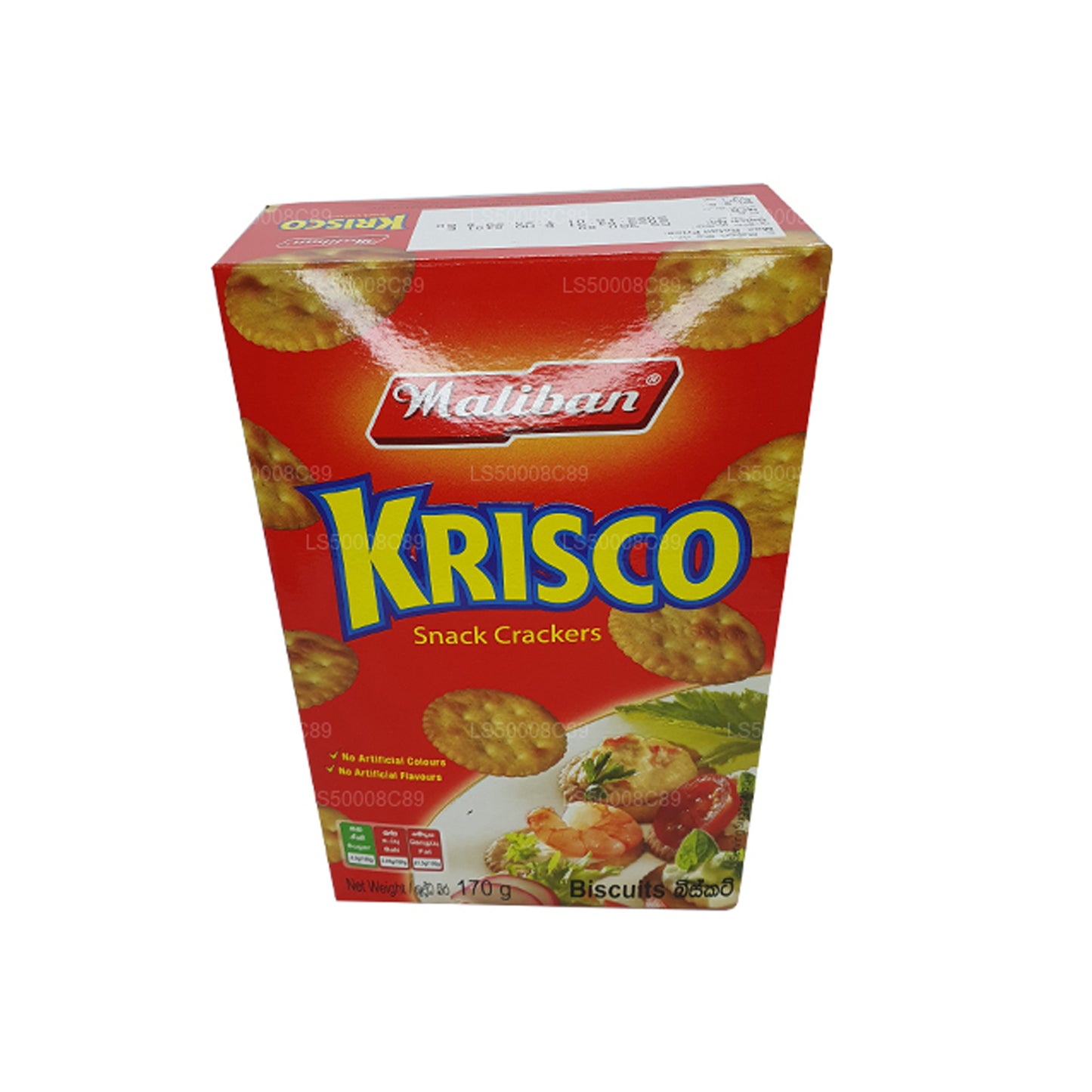 Maliban Krisco Snack Kraker Bisküvi (170g)