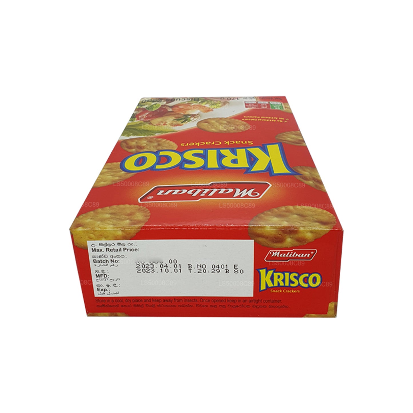 Maliban Krisco Snack Kraker Bisküvi (170g)