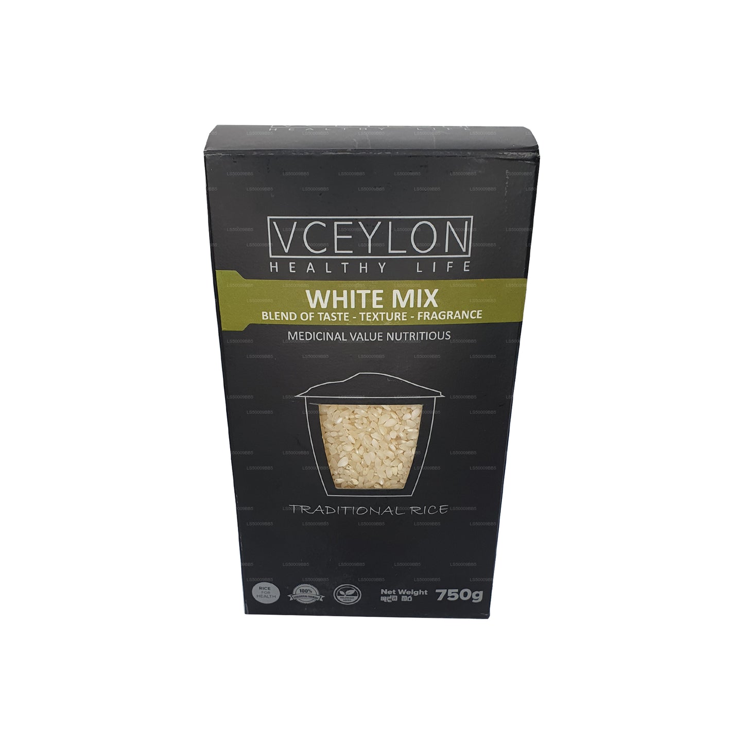 VCeylon Beyaz Karışımlı Pirinç (750g)