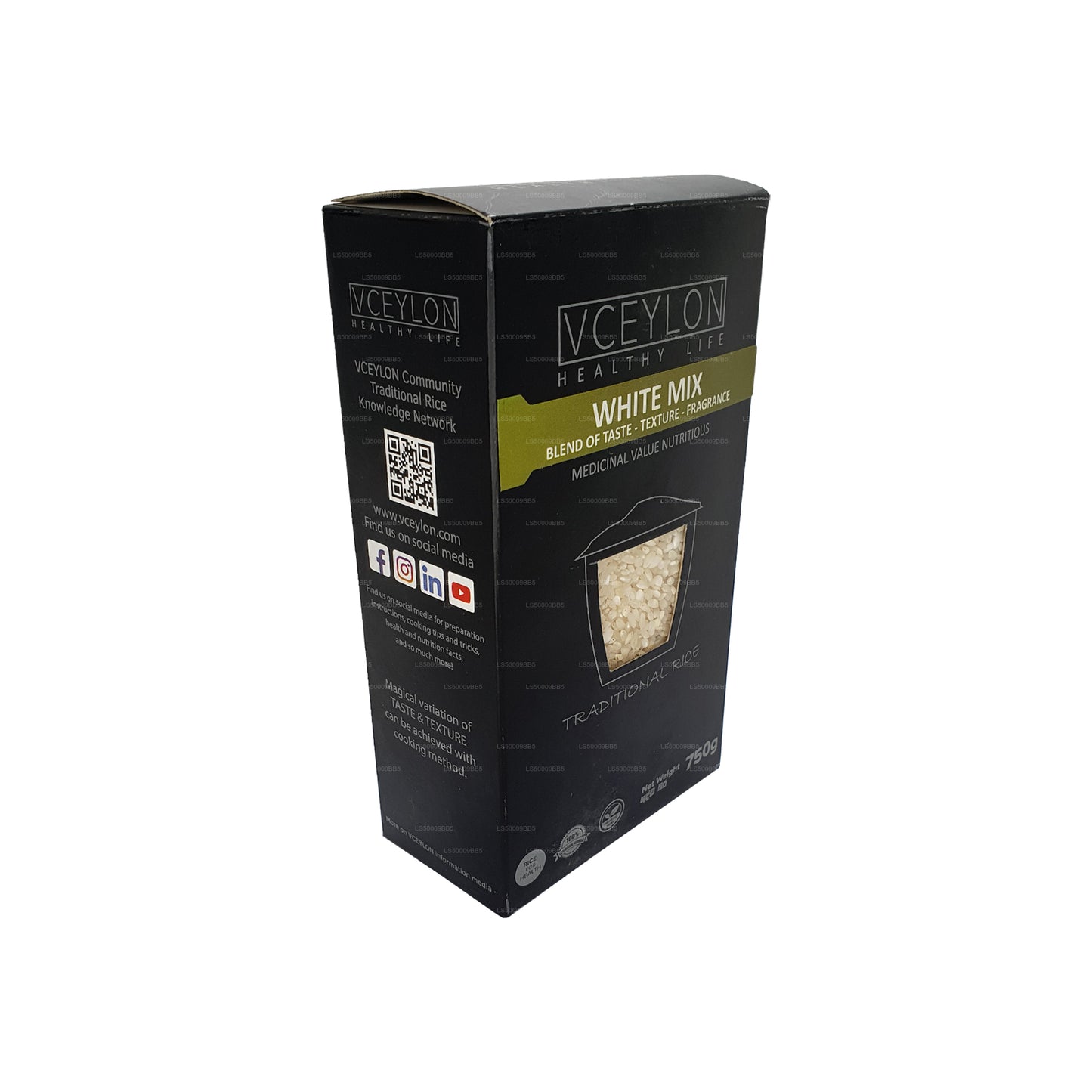 VCeylon Beyaz Karışımlı Pirinç (750g)