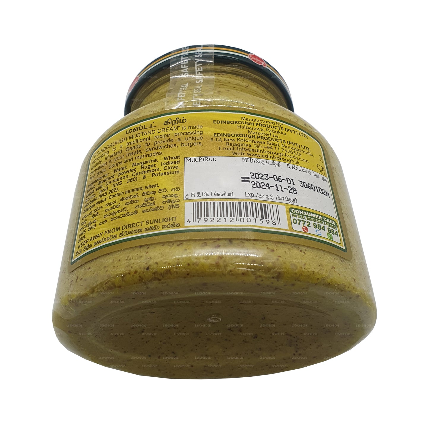 Edinhorough Hardal Kreması (350g)