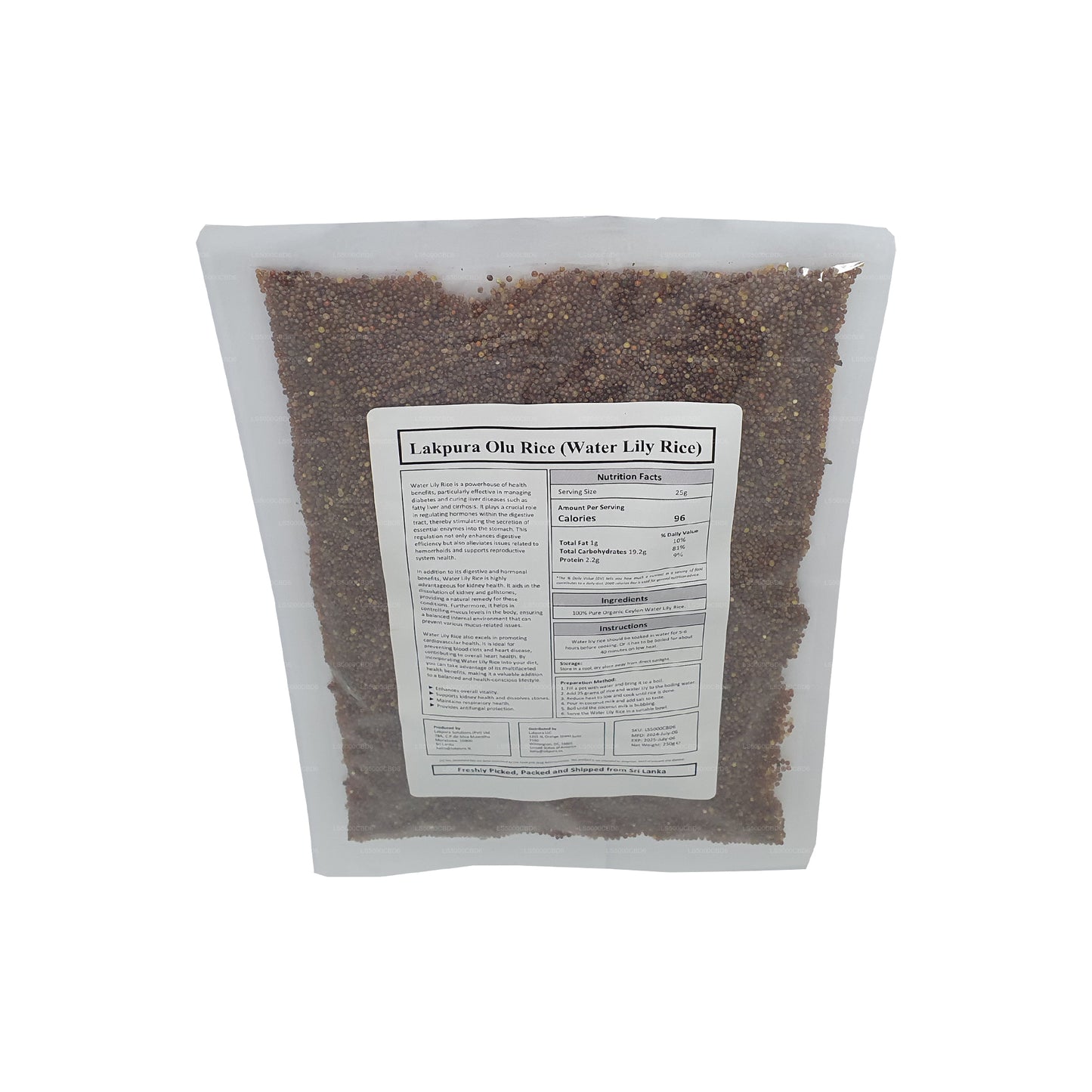 Lakpura Olu Pirinci (Nilüfer Pirinci)