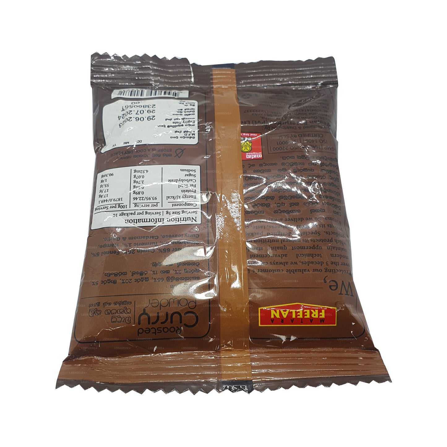 Matara Freelan Kavrulmuş Köri Tozu (50g)