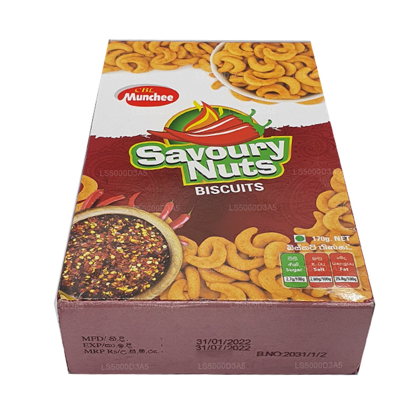 Munchee Bisküvi Tuzlu Kuruyemiş (170g)