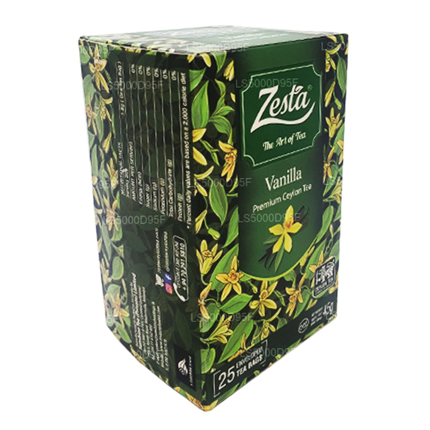 Zesta Vanilyalı Siyah Çay (45g) 25 Çay Poşeti