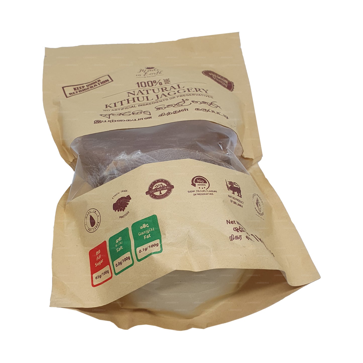 Dünyada Üretilen Saf Doğal Kithul Jaggery (500g)