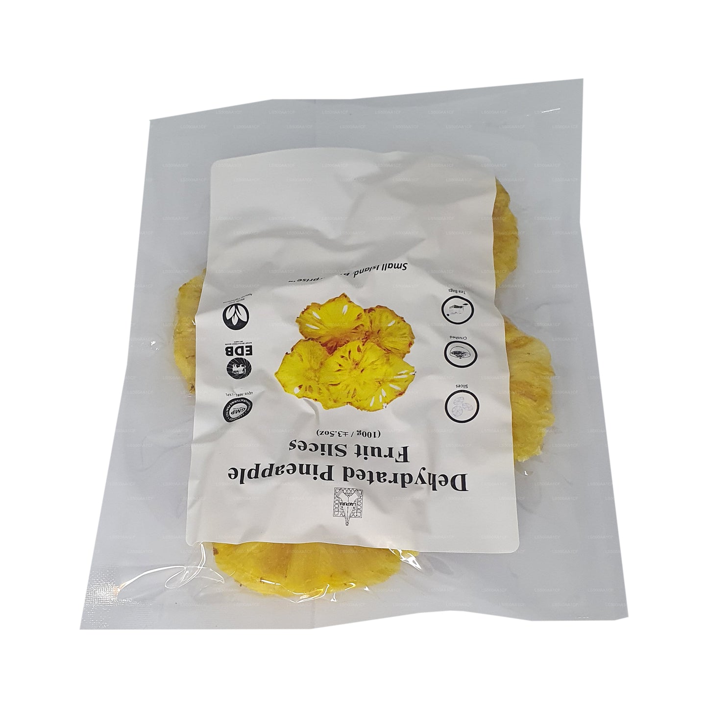 Lakpura Kurutulmuş Doğal Ananas Meyve Dilimleri