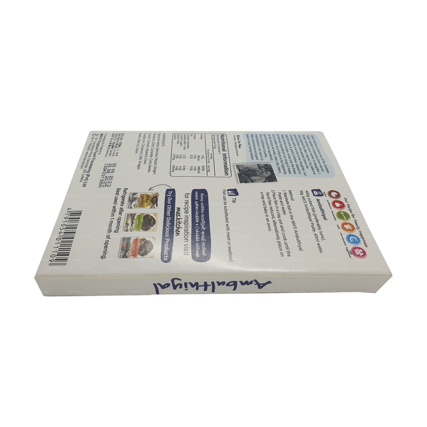 MA's Kitchen Balık Ambulthiyal Pastası (50g)