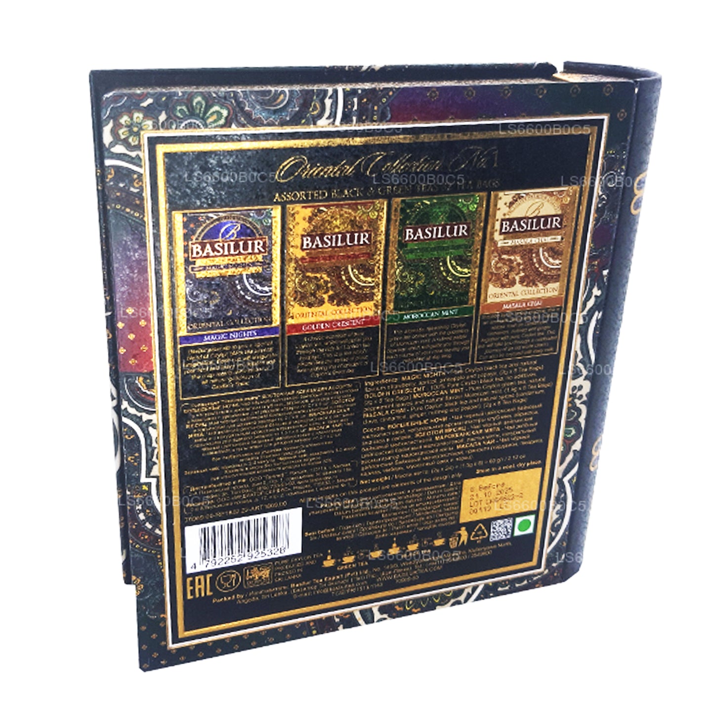 Basilur Oriental Collection Çay kitabı Cilt 1 (60g) 32 Poşet Çay