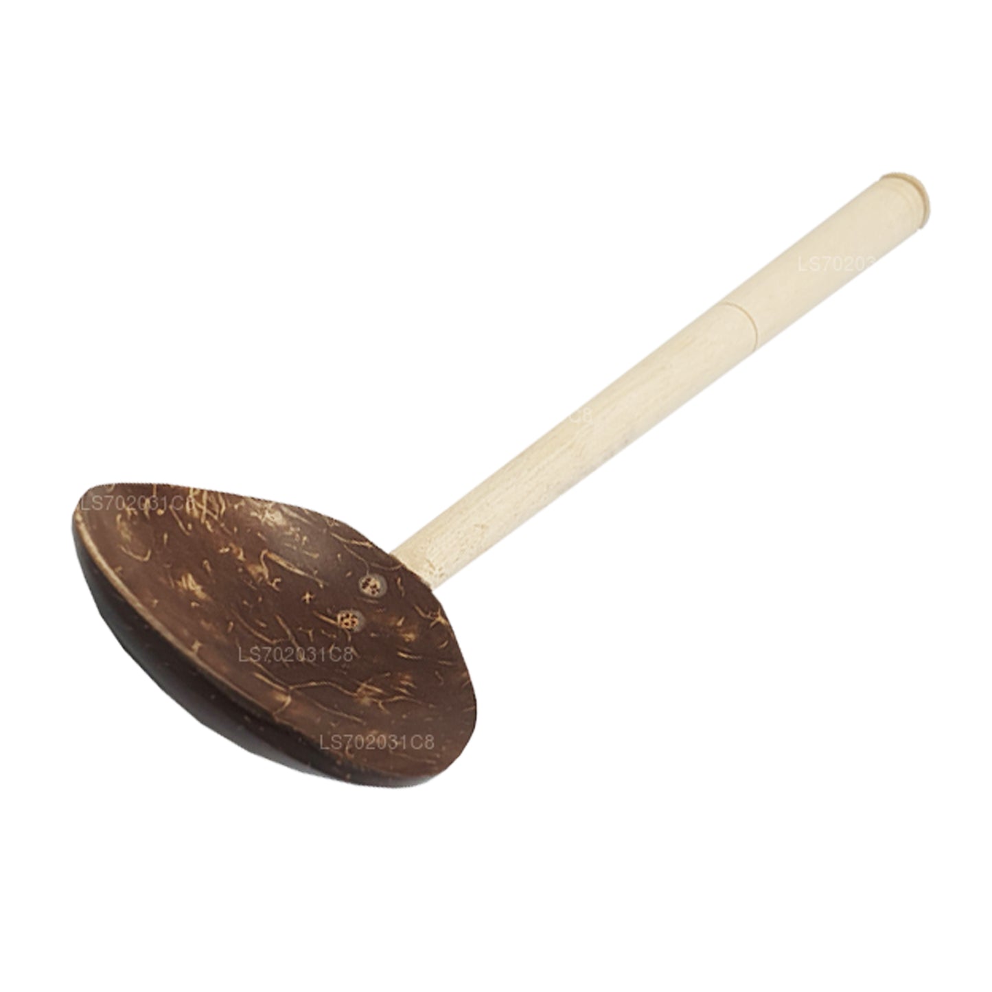 Lakpura Hindistan Cevizi Kabuğu Kaşığı (26 cm)