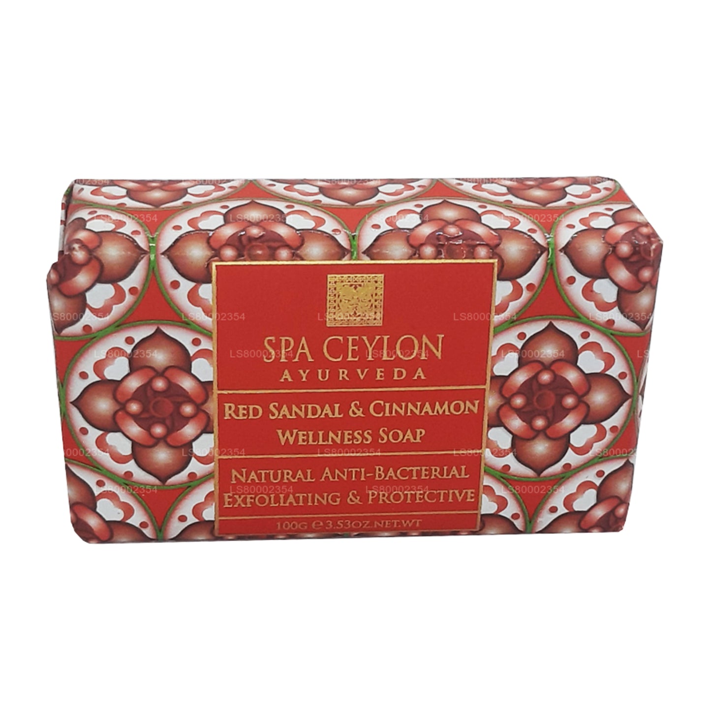 Spa Seylan Kırmızı Sandalet ve Tarçın Antibakteriyel Peeling Sağlık Sabunu (100g)