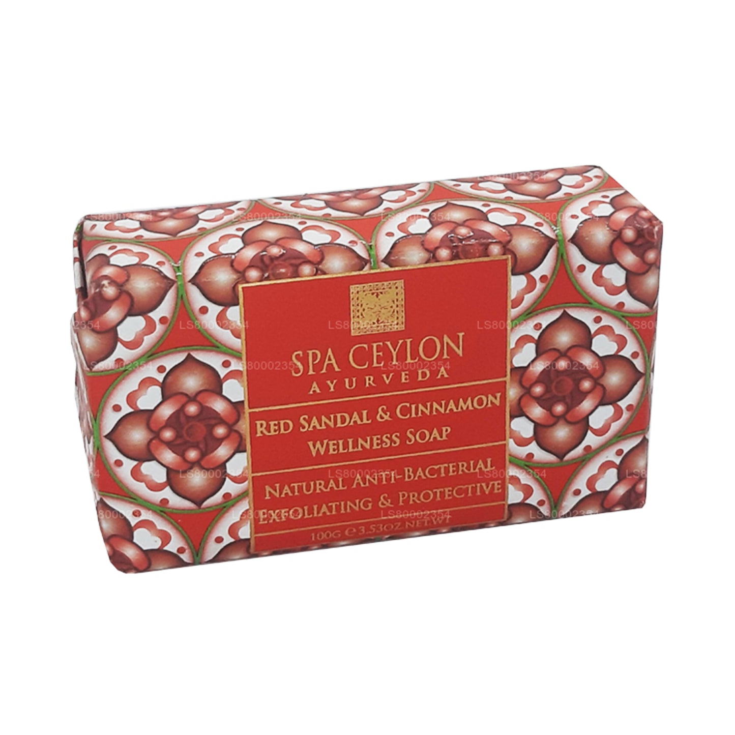 Spa Seylan Kırmızı Sandalet ve Tarçın Antibakteriyel Peeling Sağlık Sabunu (100g)