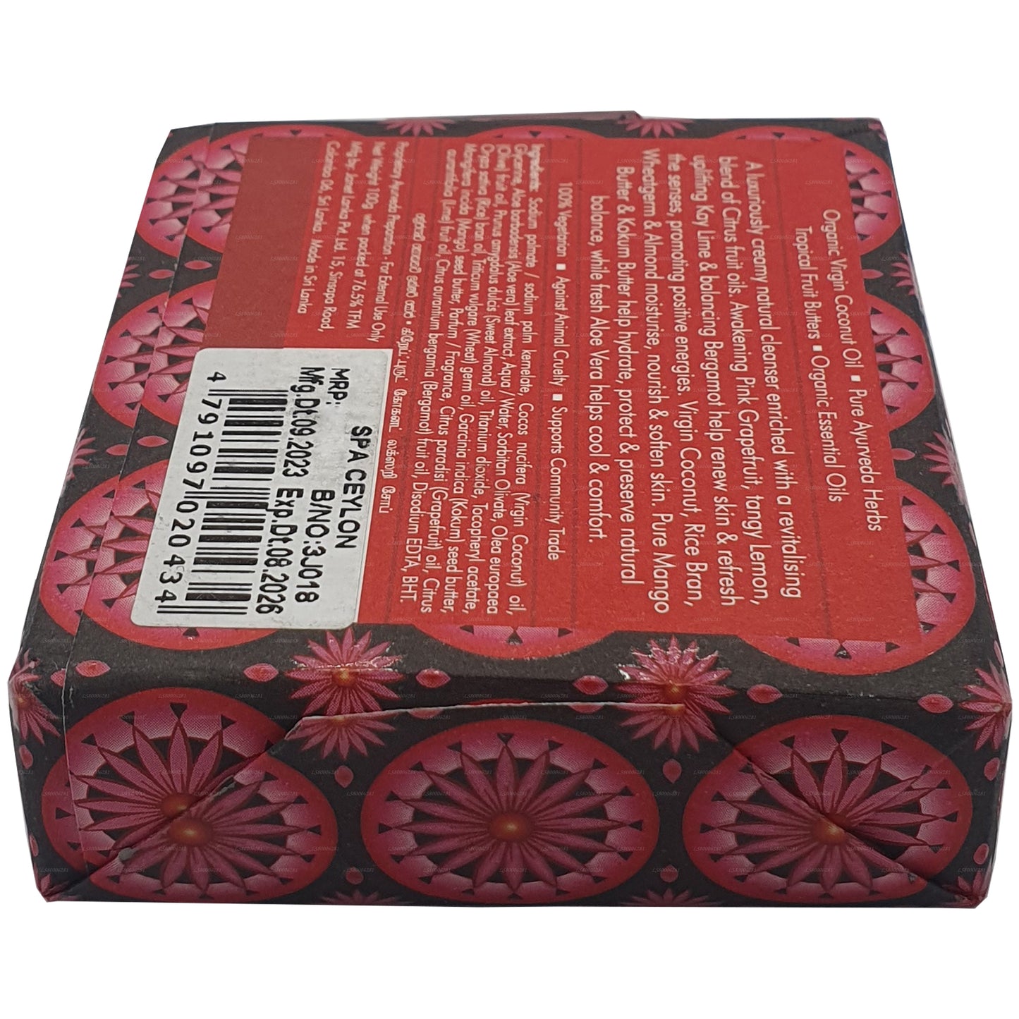 Spa Seylan Greyfurt Hindistan Cevizi Lüks Sabunu (100g)