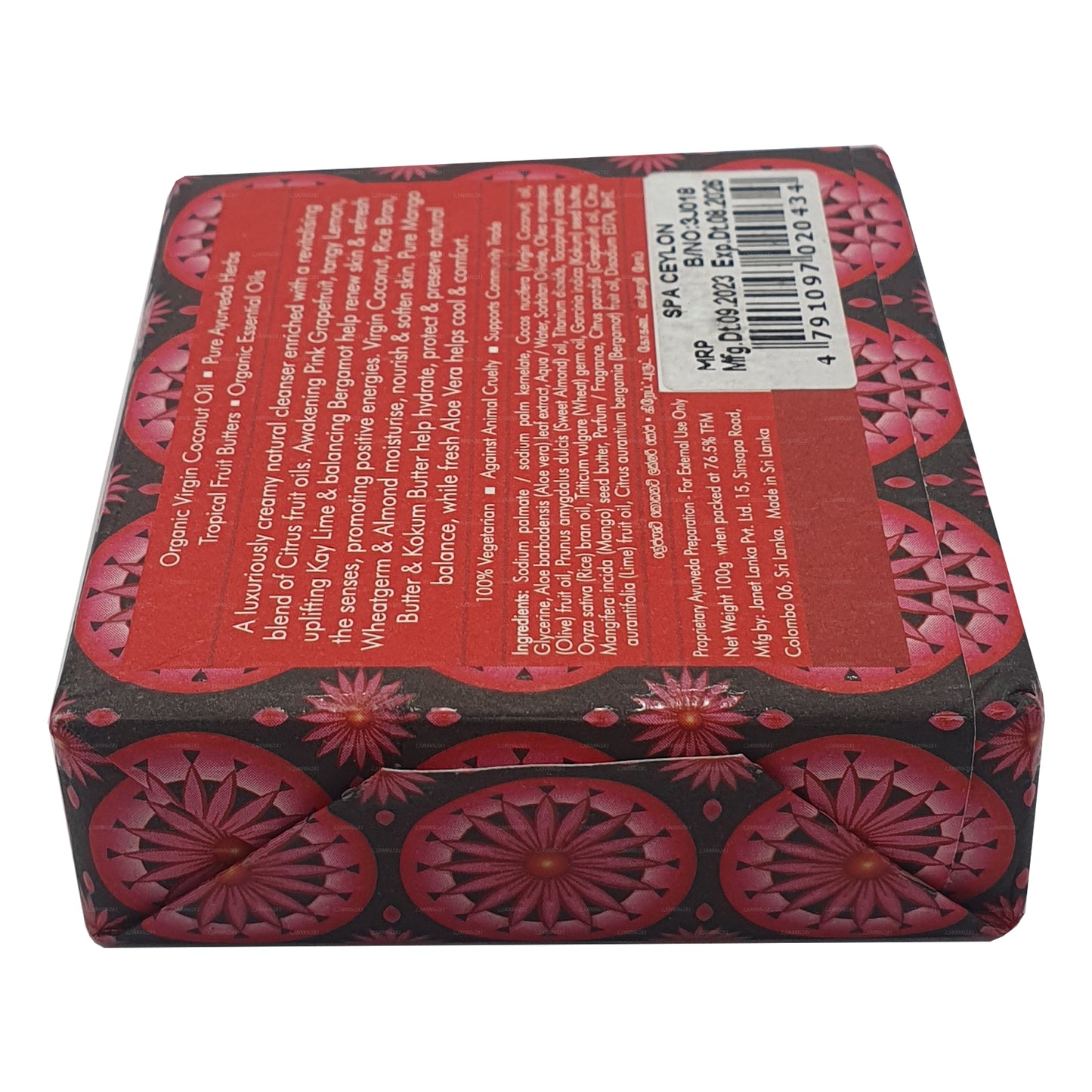 Spa Seylan Greyfurt Hindistan Cevizi Lüks Sabunu (100g)