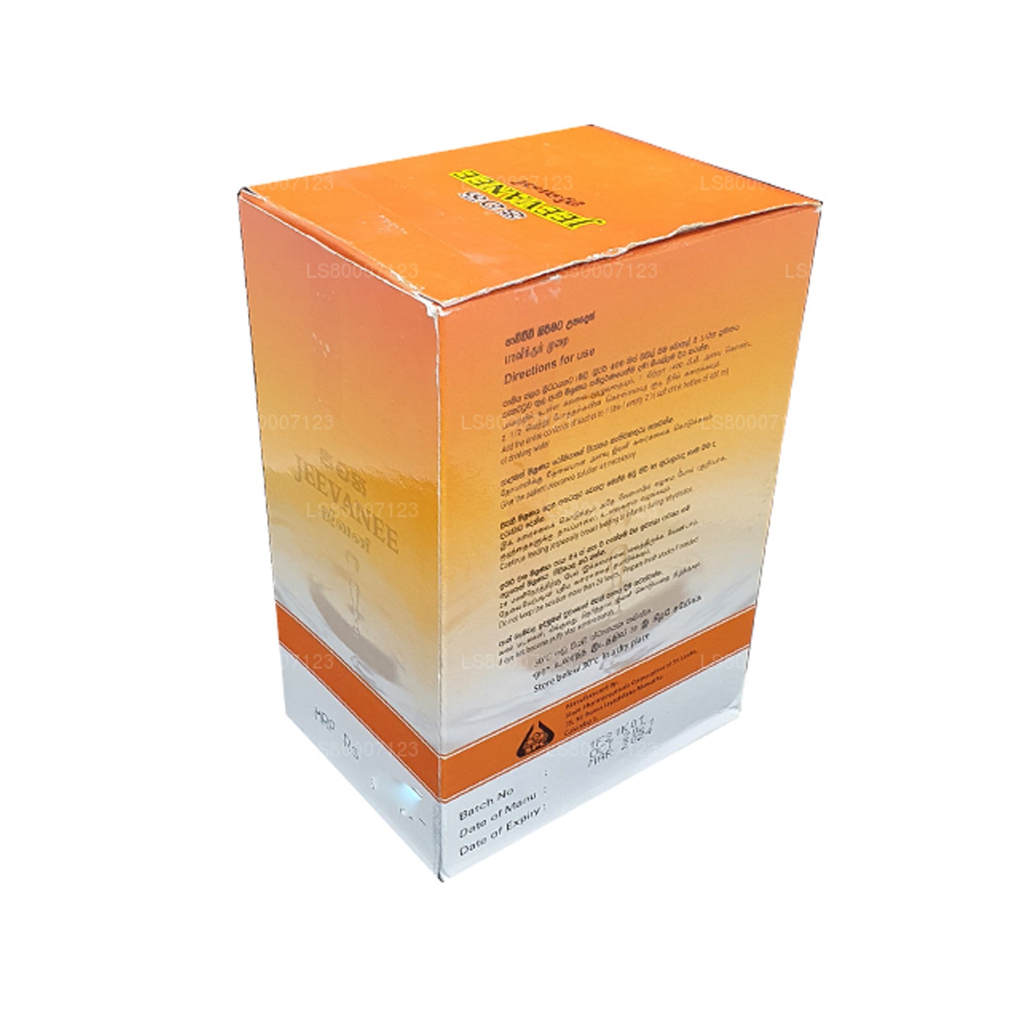 Jeevanee Portakal Aromalı Oral Rehidrasyon Tuzları (25 Poşet)