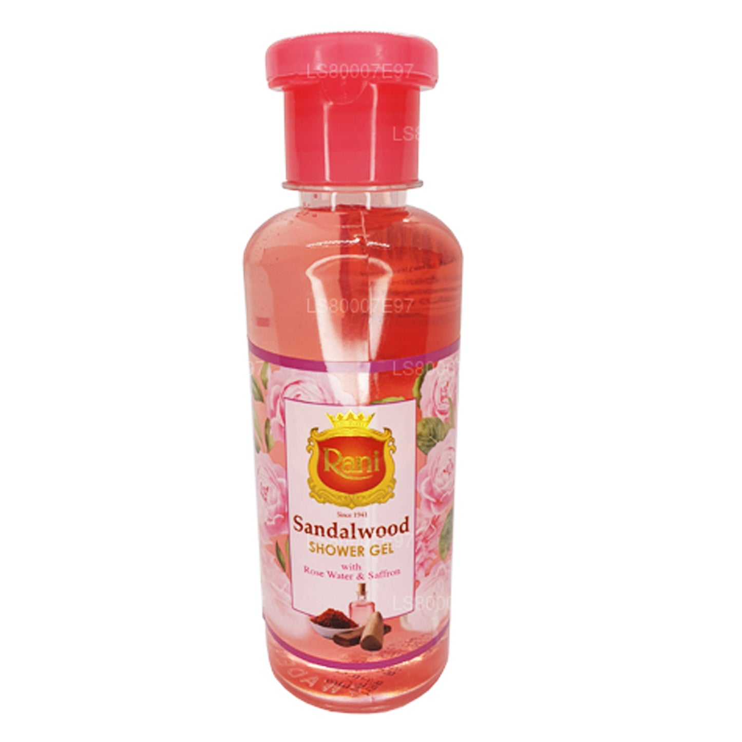 Swadeshi Rani Sandal Ağacı Duş Jeli Gül Suyu ve Safran (250 ml)