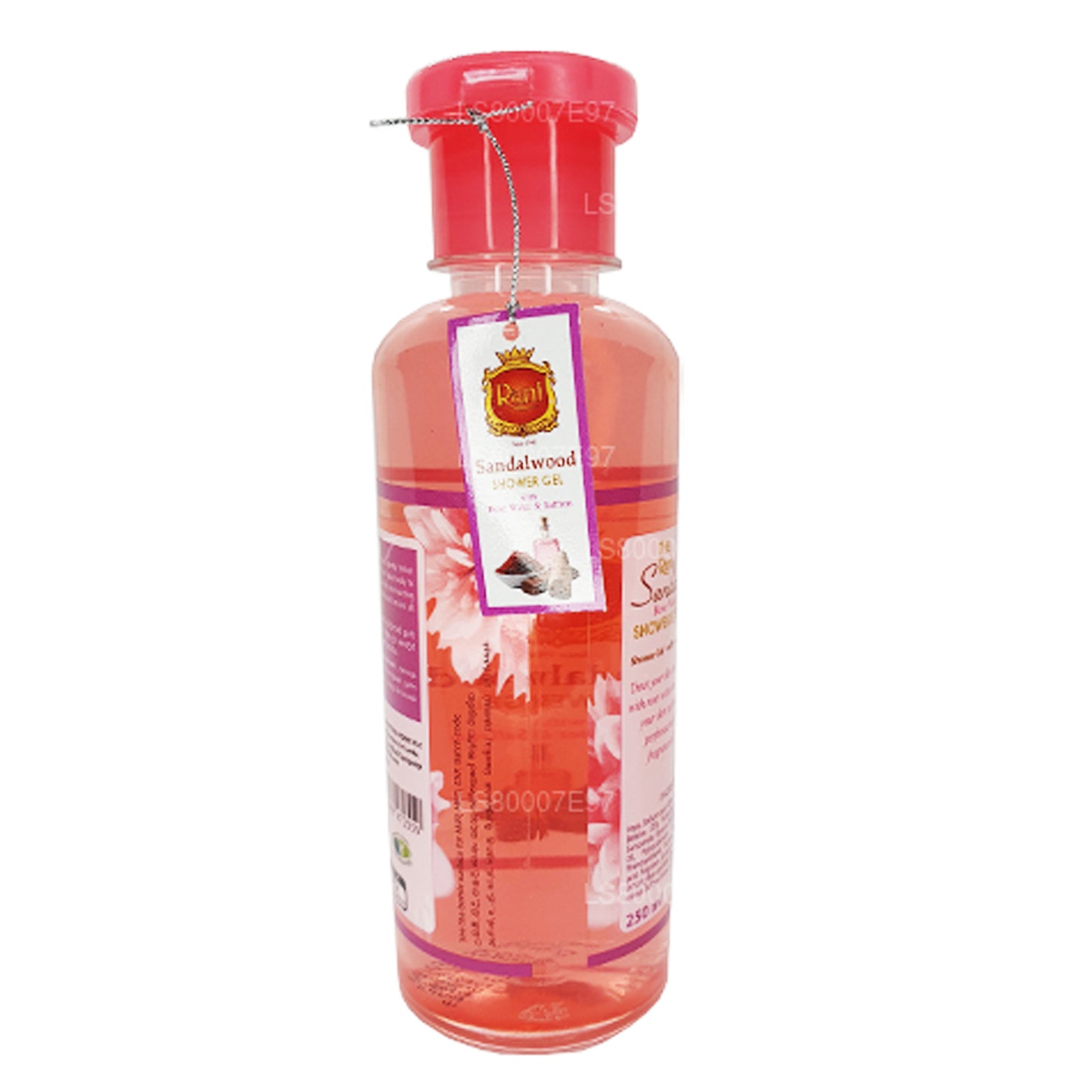 Swadeshi Rani Sandal Ağacı Duş Jeli Gül Suyu ve Safran (250 ml)