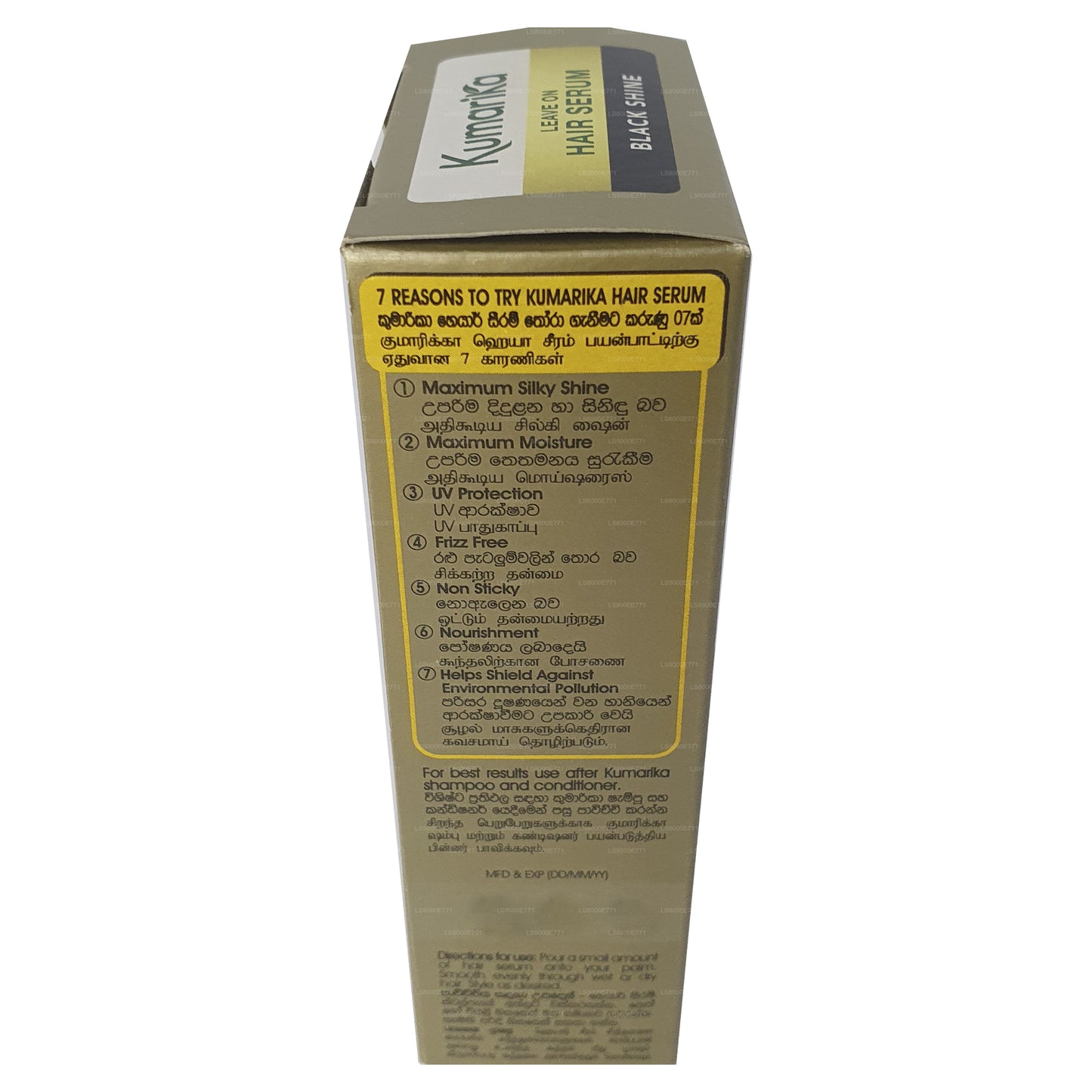 Kumarika Black Shine Saç Serumu (50ml)