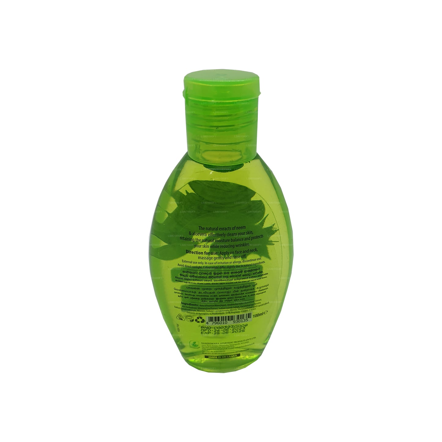 Chandanalepa Kohomba ve Komarika Yüz Yıkama (100ml)