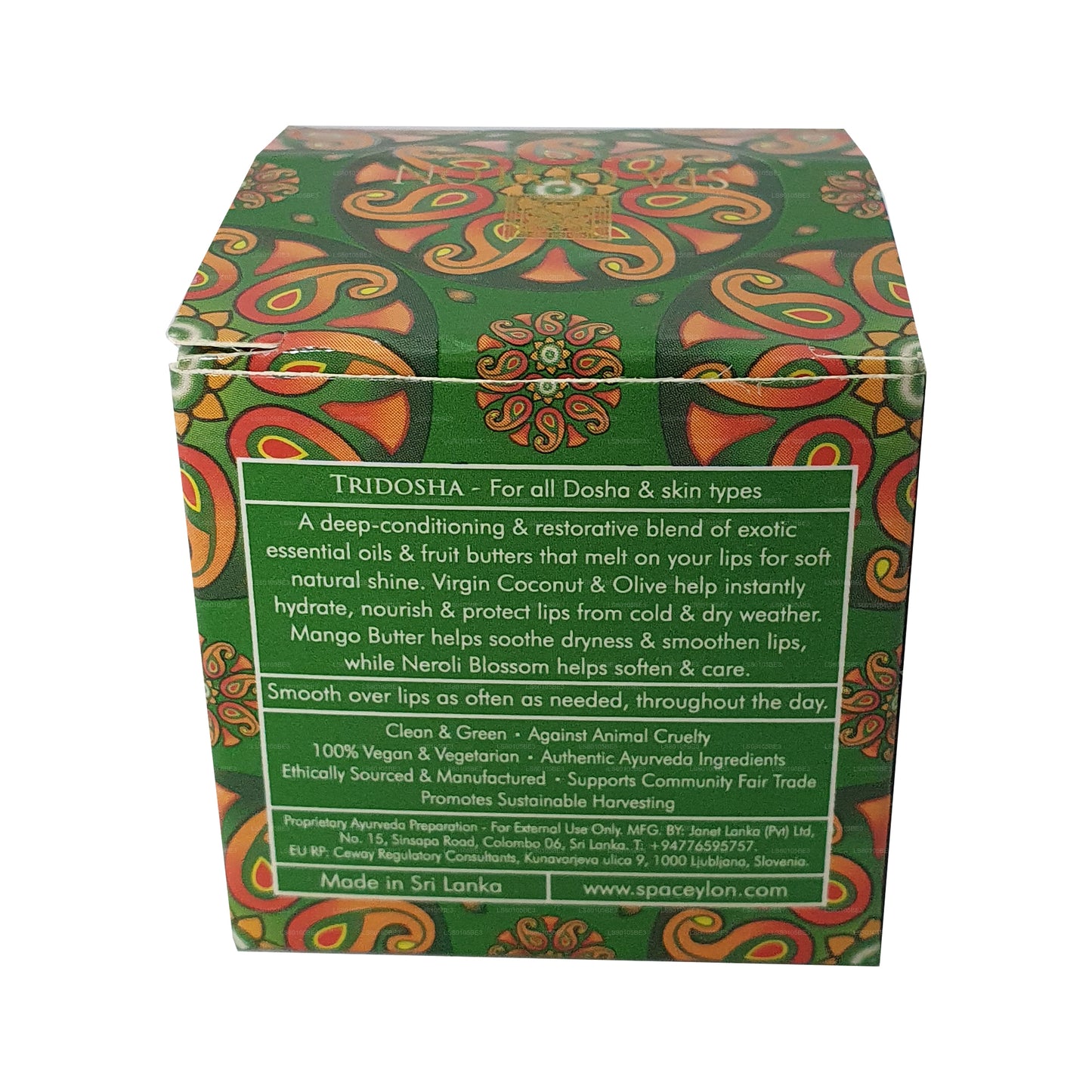 Spa Seylan Seylan Mango ve Neroli Dudak Balsamı (12g)