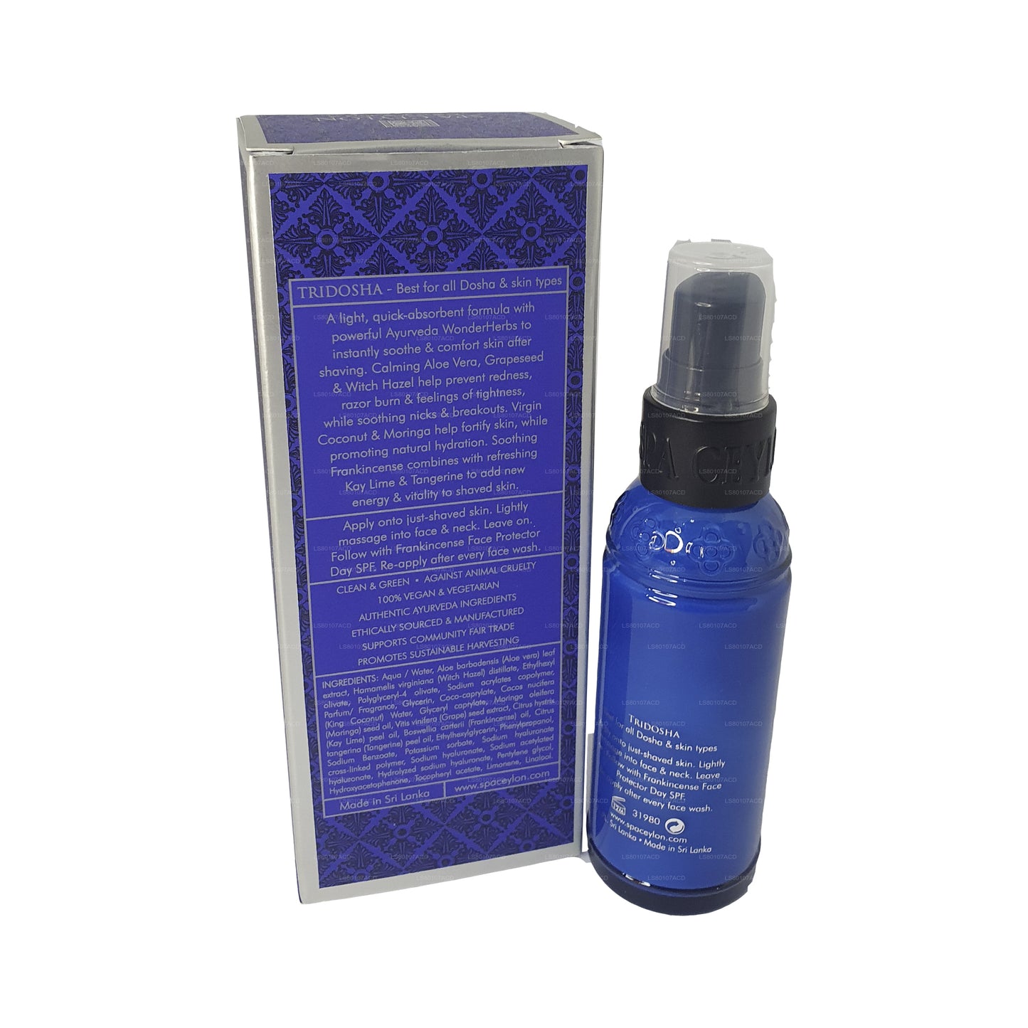 Tıraş Yüz Balsamı Sonrası Erkekler Için Spa Seylan Buhur Ritüelleri (60ml)