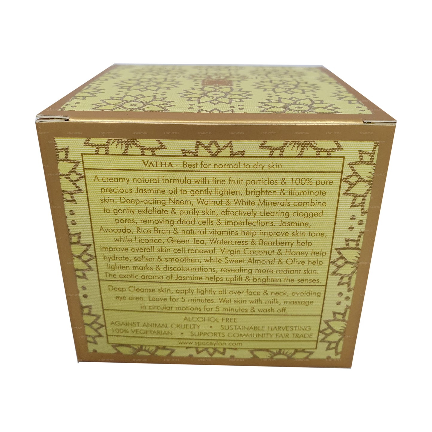 Spa Seylan Beyaz Yasemin Yüz Ovma (100g)