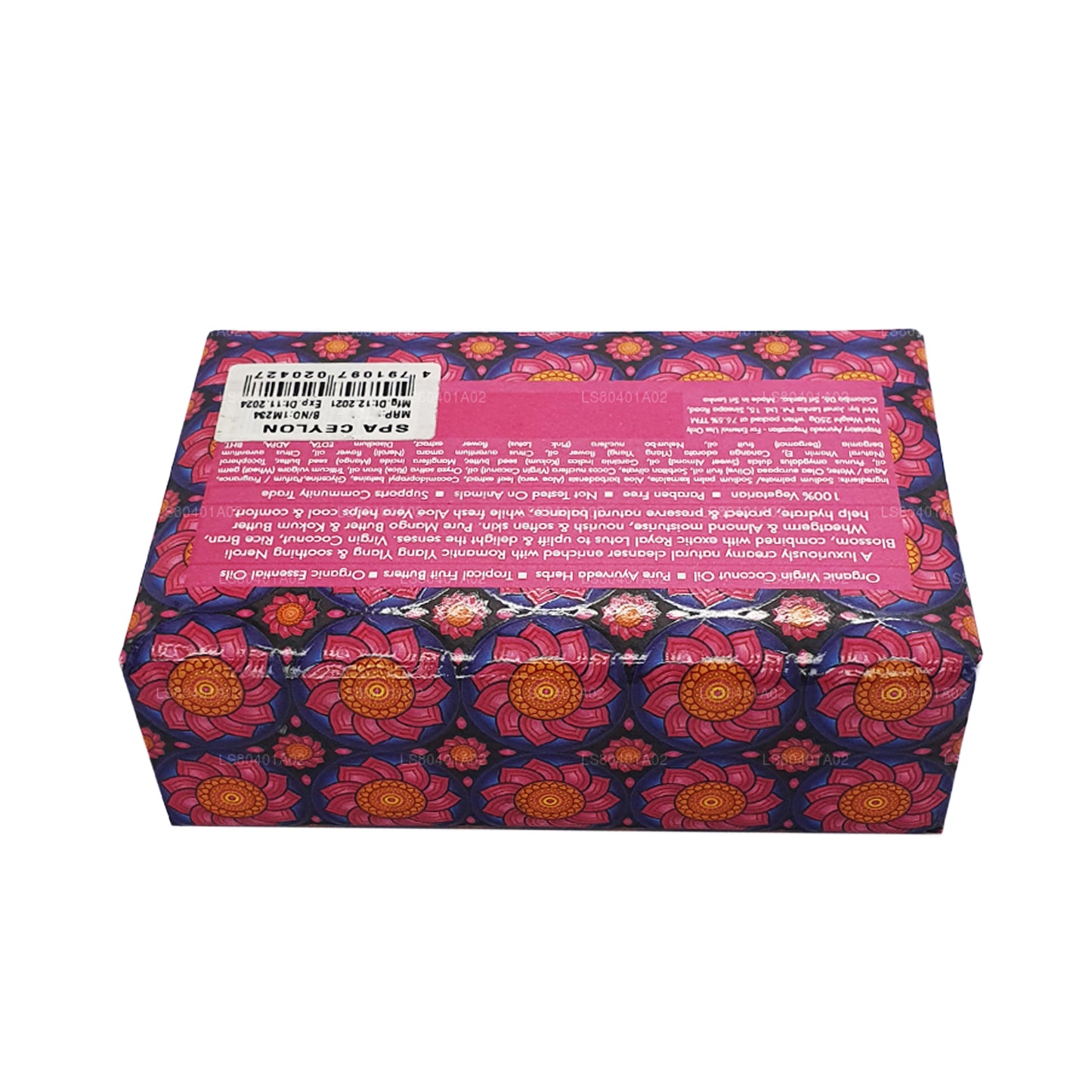 Spa Seylan Pembe Lotus Badem Lüks Sabun (250g)