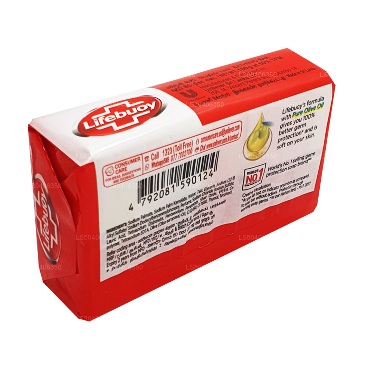 Lifebuoy Total 10 Saf Zeytinyağlı Vücut Sabunu (100g)