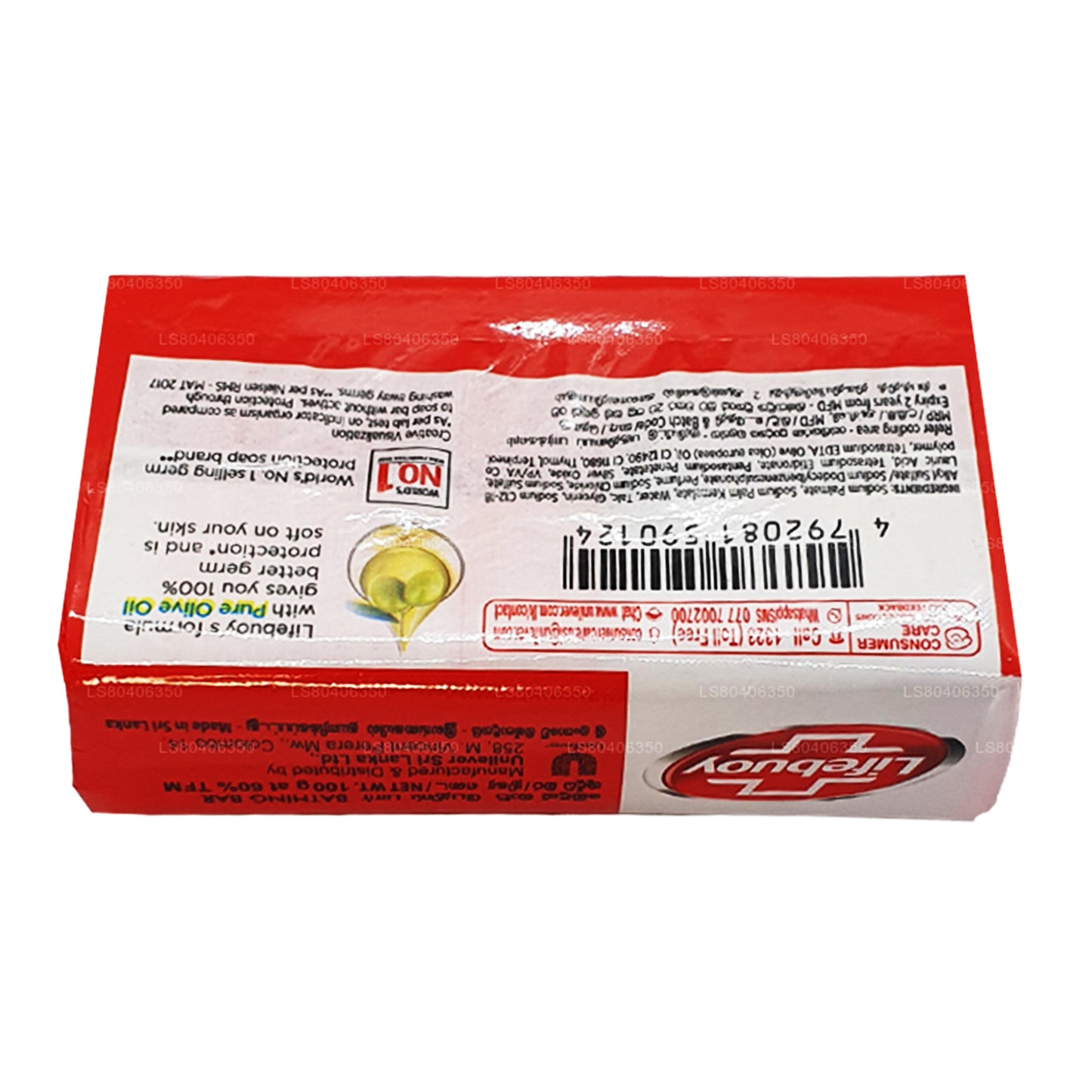 Lifebuoy Total 10 Saf Zeytinyağlı Vücut Sabunu (100g)