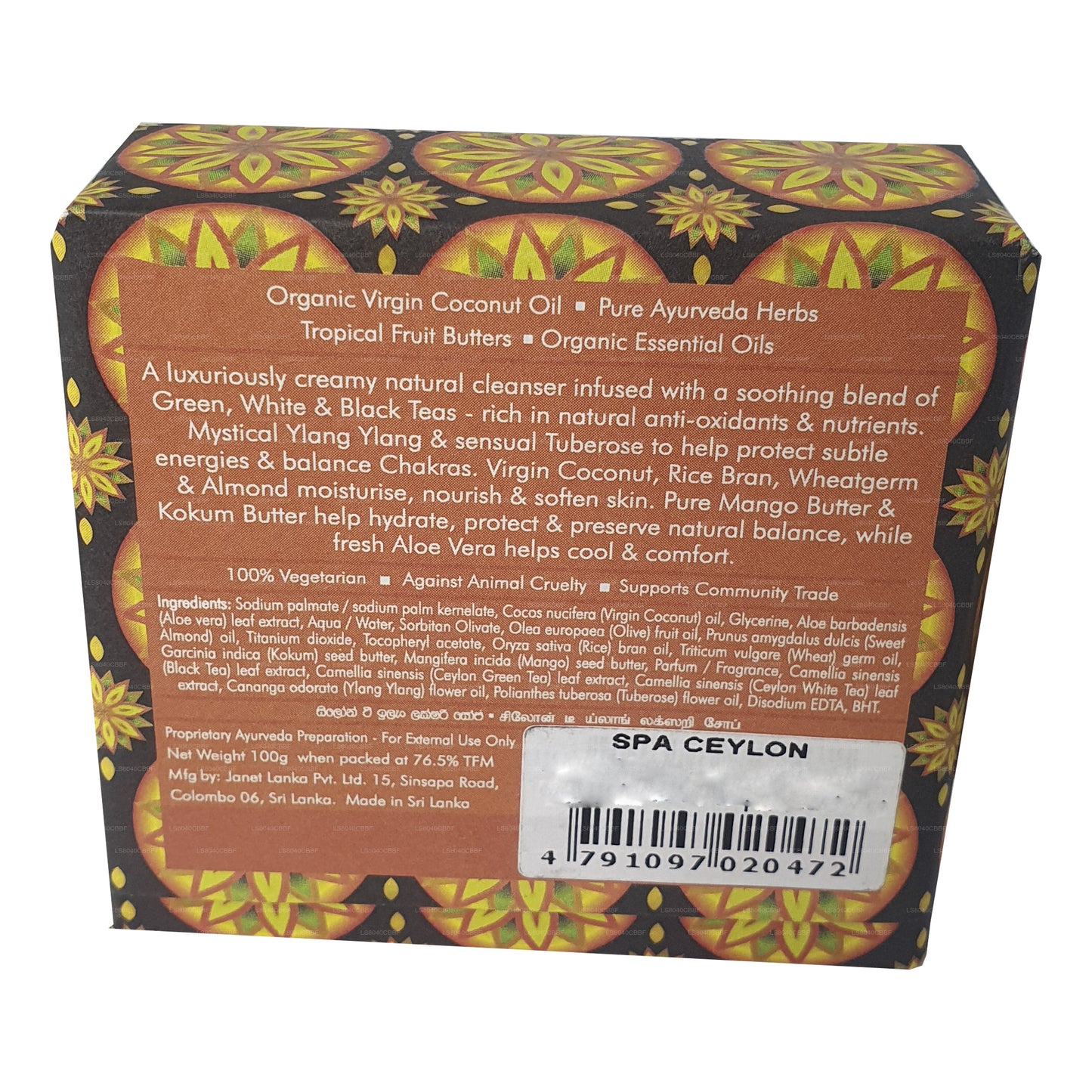 Spa Seylan Seylan Çayı Ylang Lüks Sabun (100g)