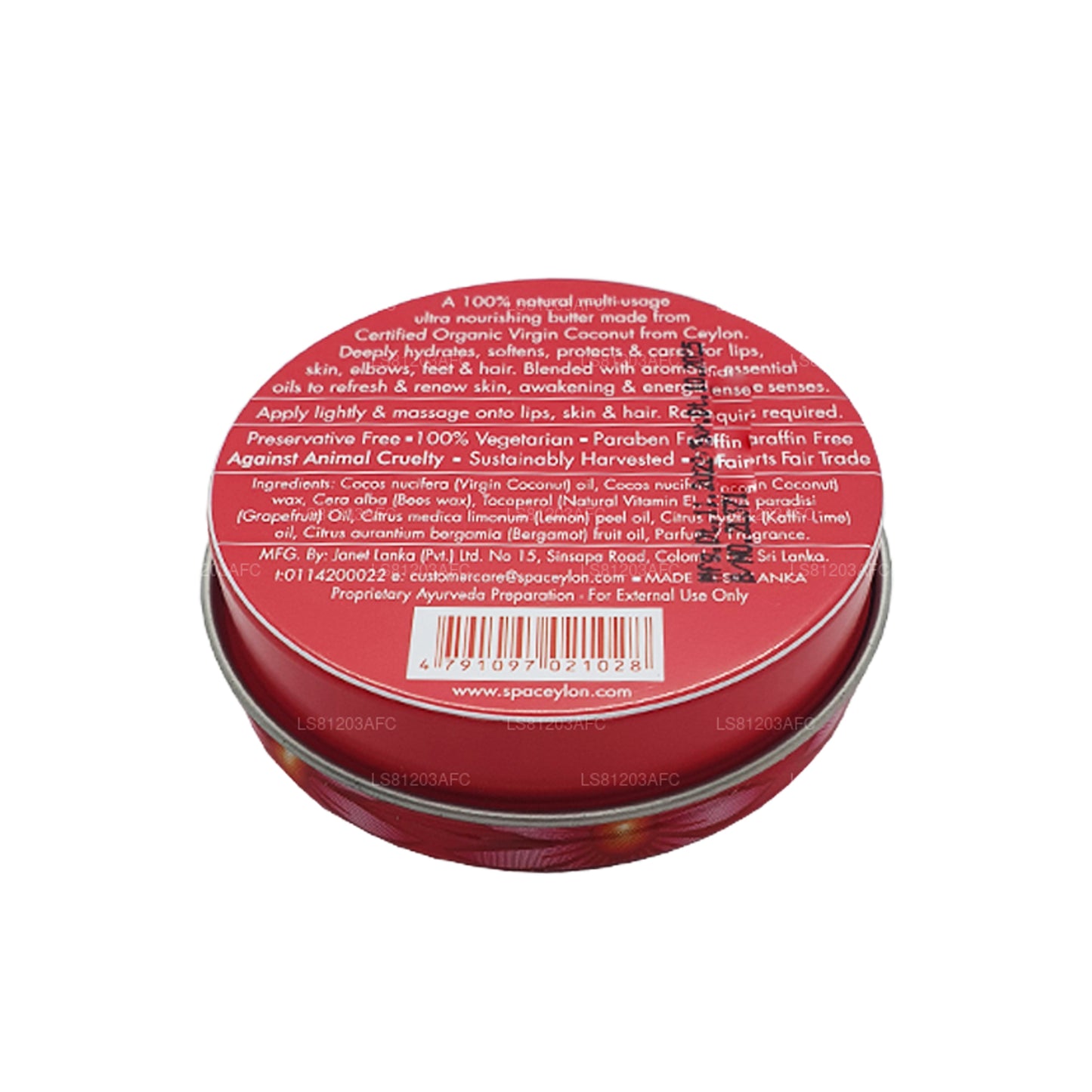 Spa Seylan Pembe Greyfurt Bakire Hindistan Cevizi Doğal Tereyağı (25g)