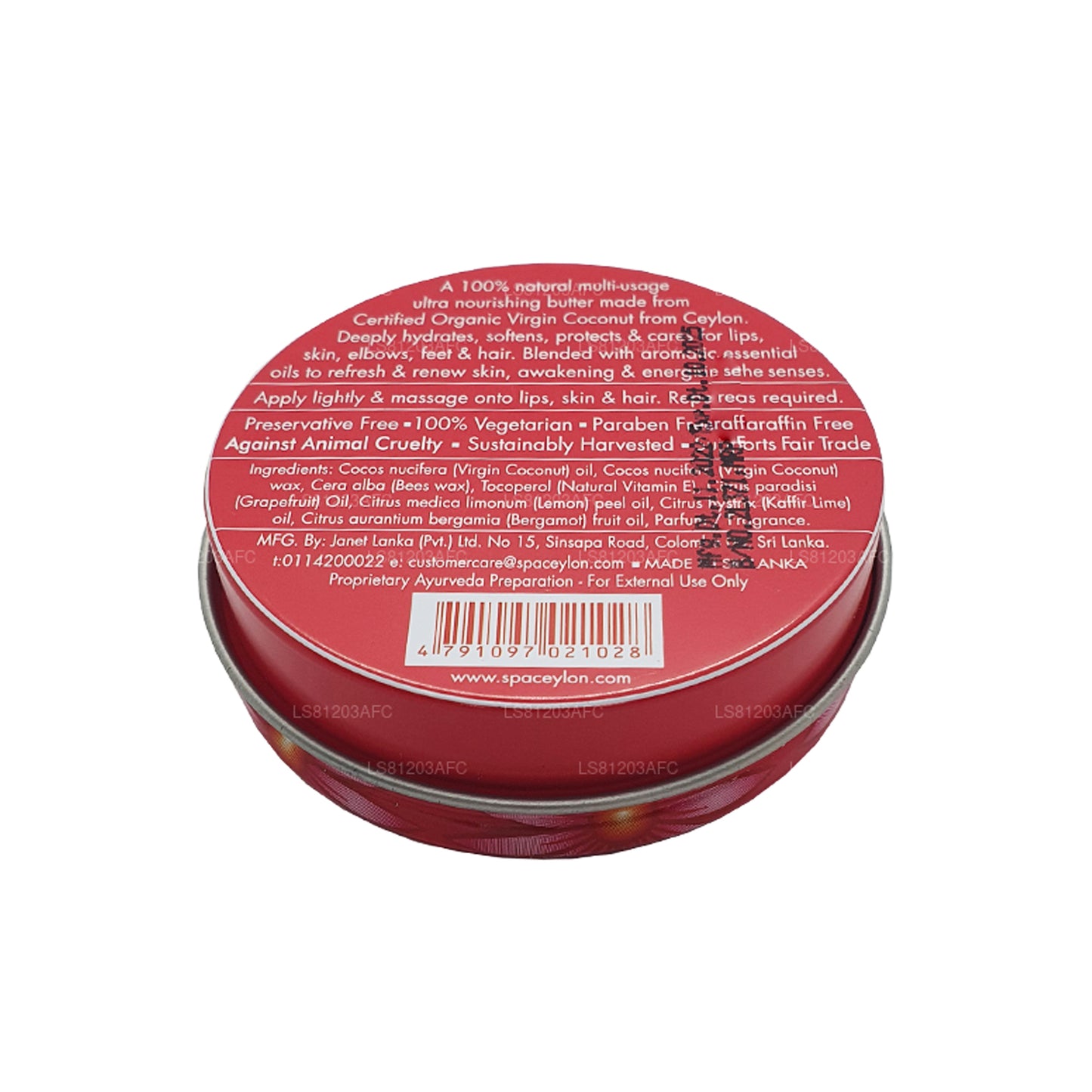 Spa Seylan Pembe Greyfurt Bakire Hindistan Cevizi Doğal Tereyağı (25g)