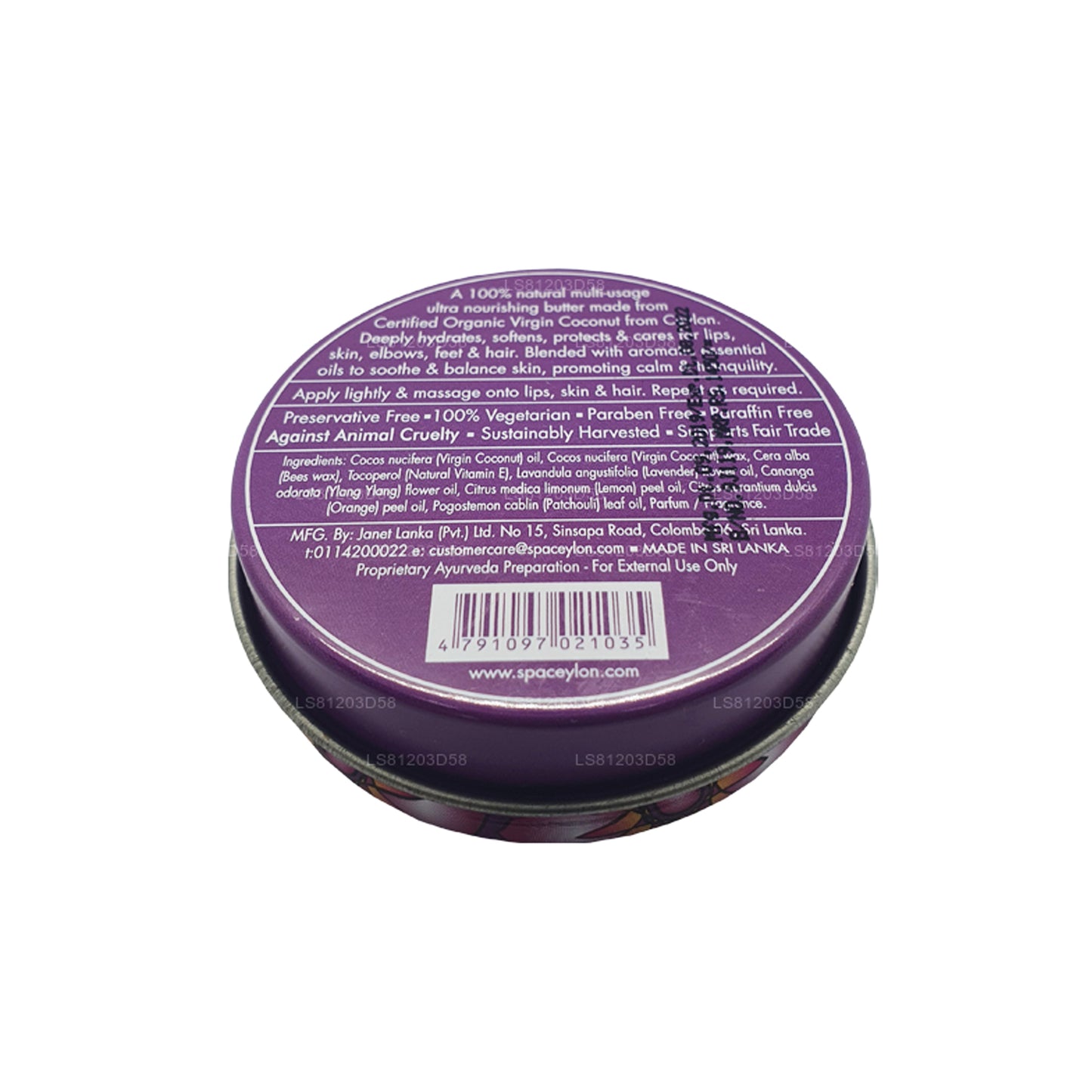 Spa Seylan Ylang Lavanta Bakire Hindistan Cevizi Doğal Tereyağı (25g)