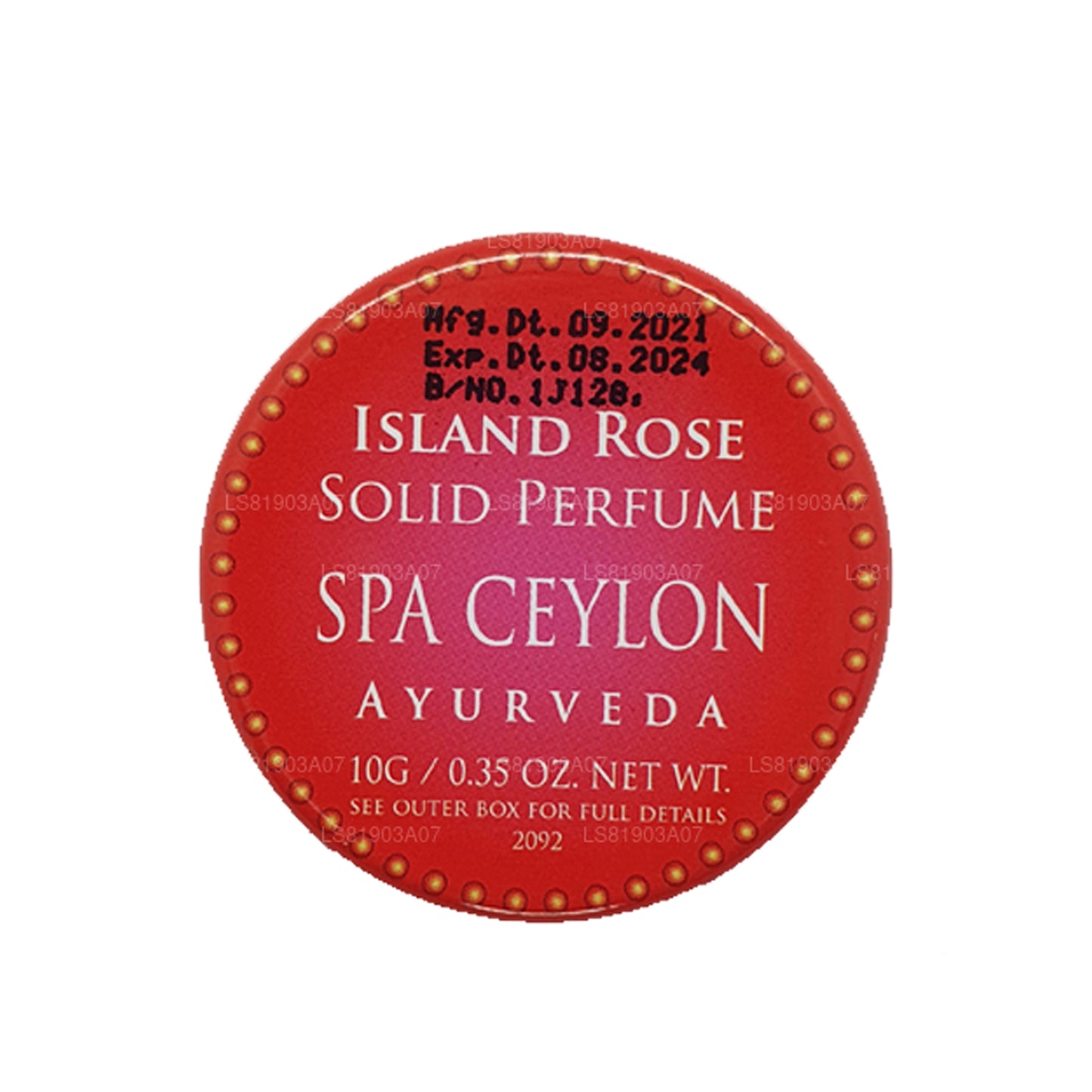 Spa Seylan Adası Gül Katı Parfüm (10g)